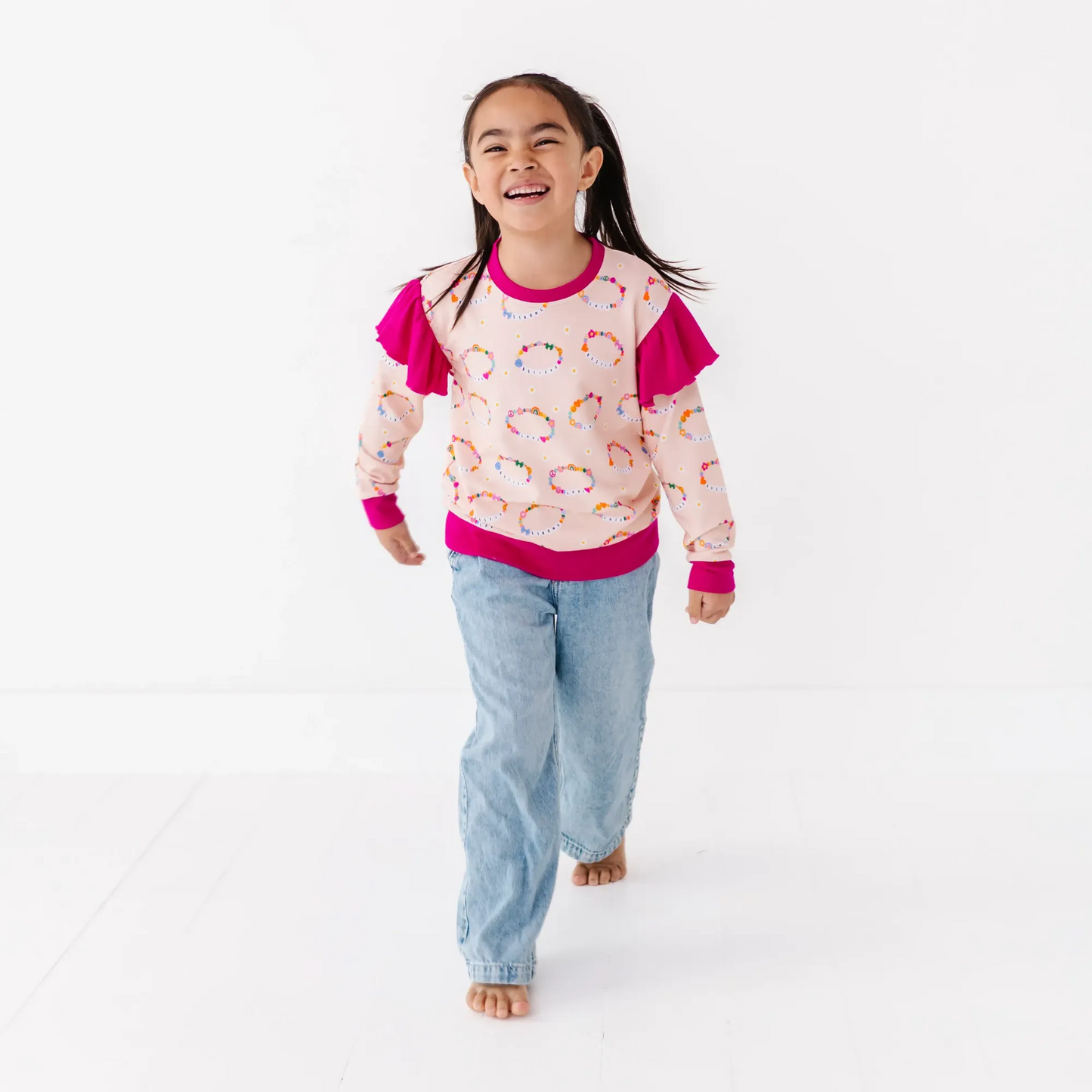 Friendship bracelet sweatshirt by Kiki and Lulu
