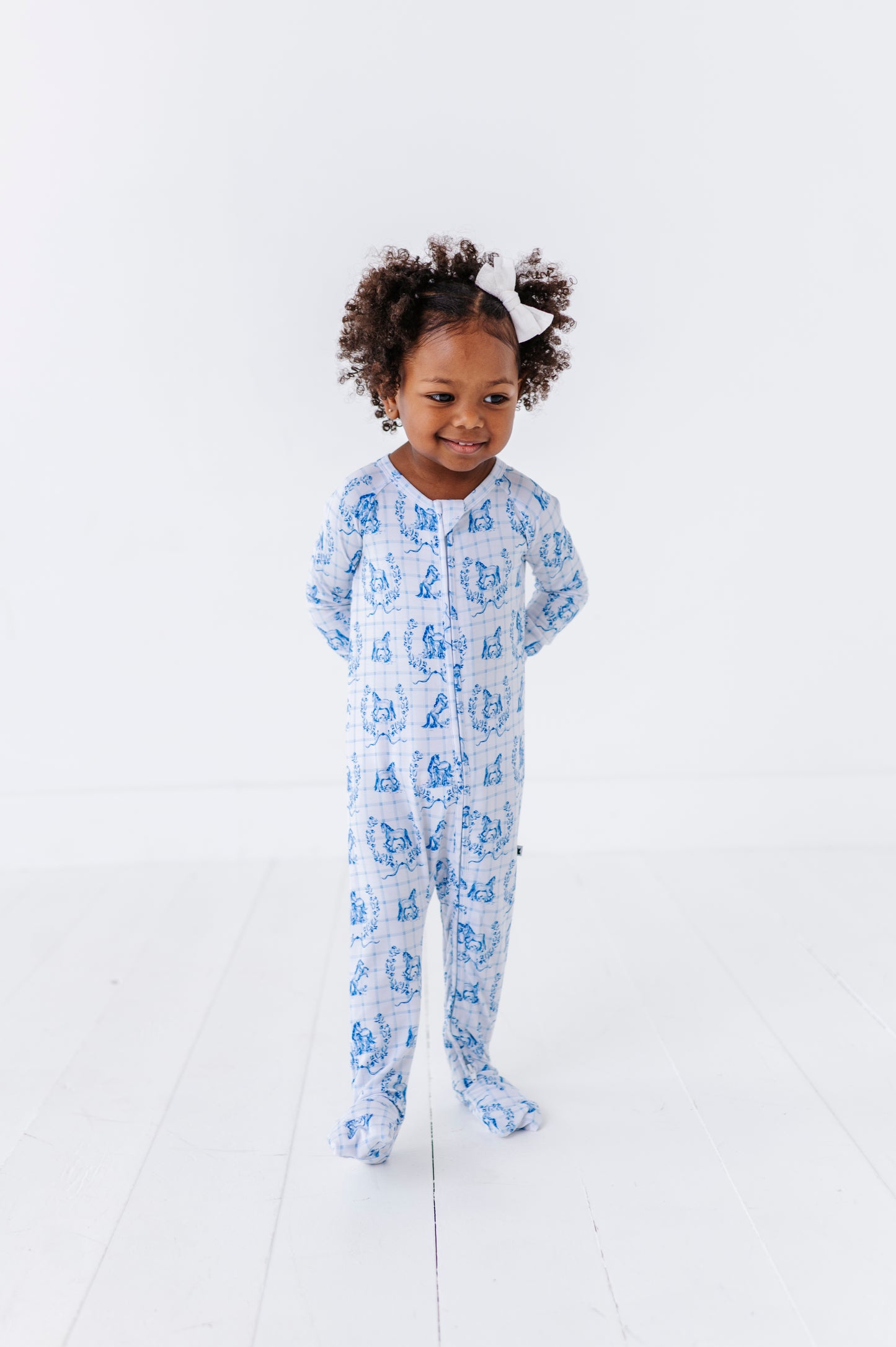 Blue Pony Club Convertible Footie