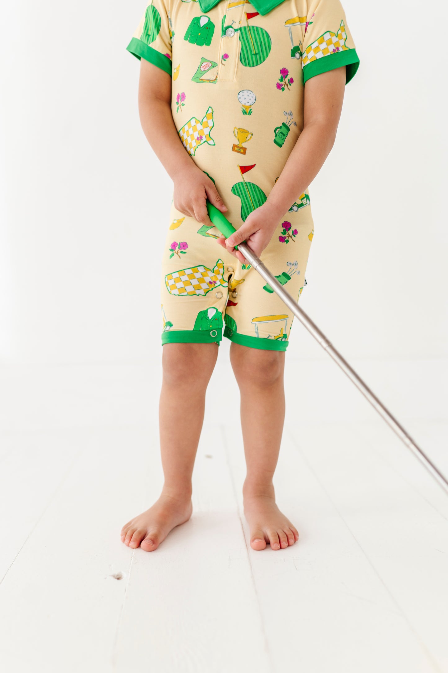 Green Jacket Dreams Collared Shorties