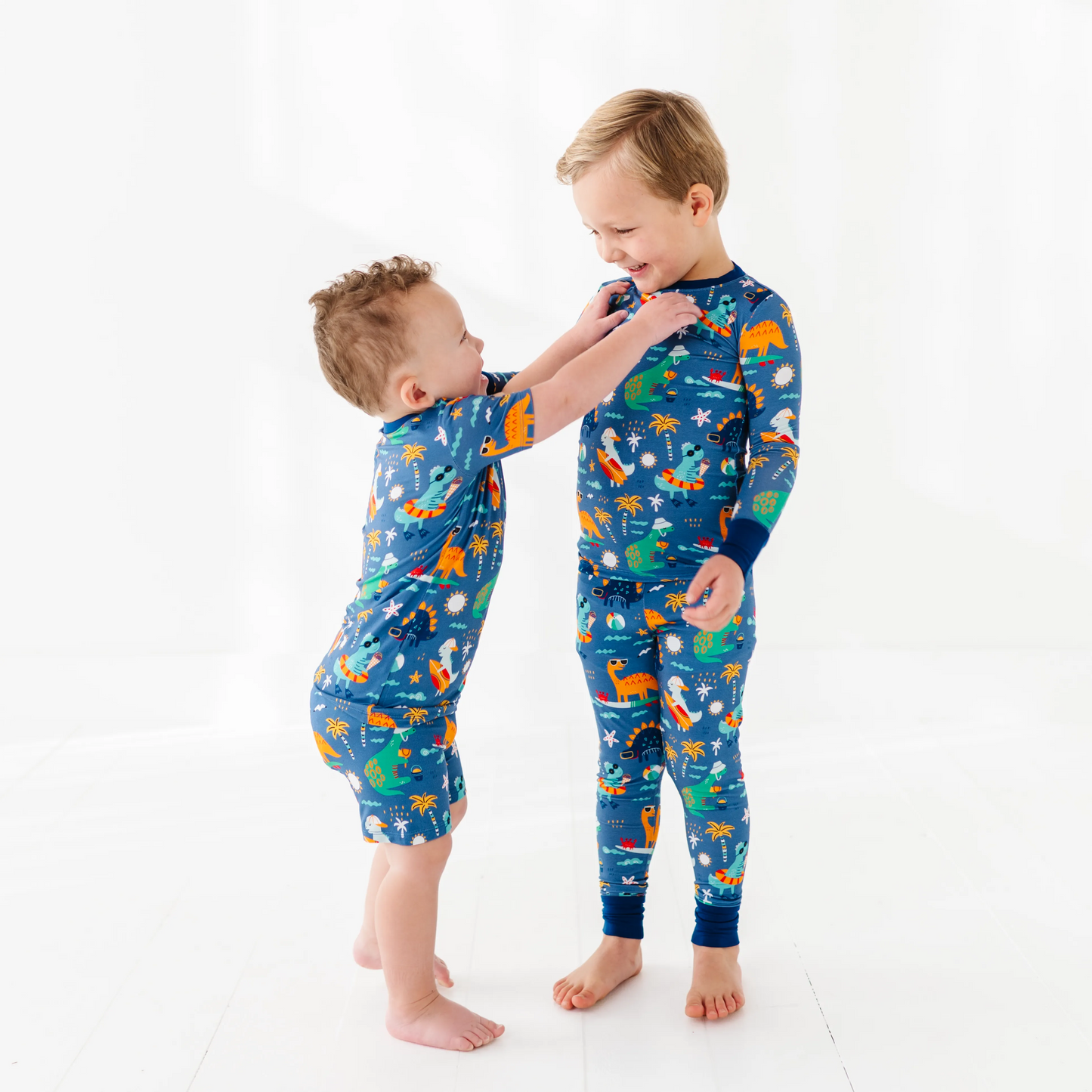Rockin' and Roarin' Toddler/Big Kid Shorts Pajamas