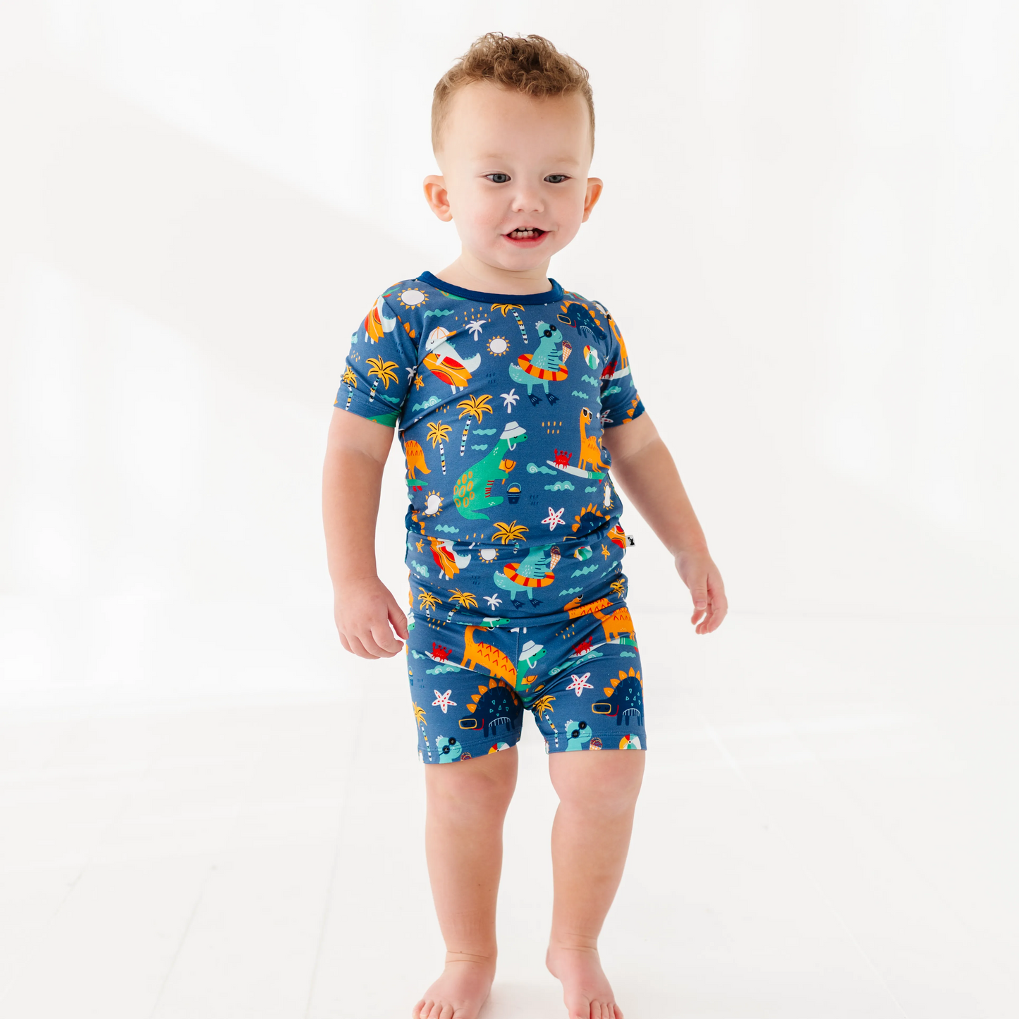 Rockin' and Roarin' Toddler/Big Kid Shorts Pajamas