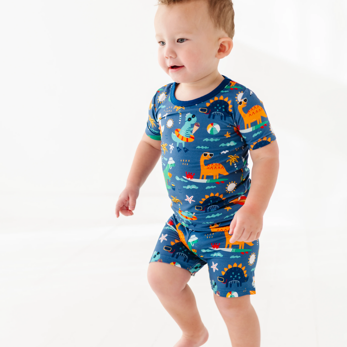 Rockin' and Roarin' Toddler/Big Kid Shorts Pajamas