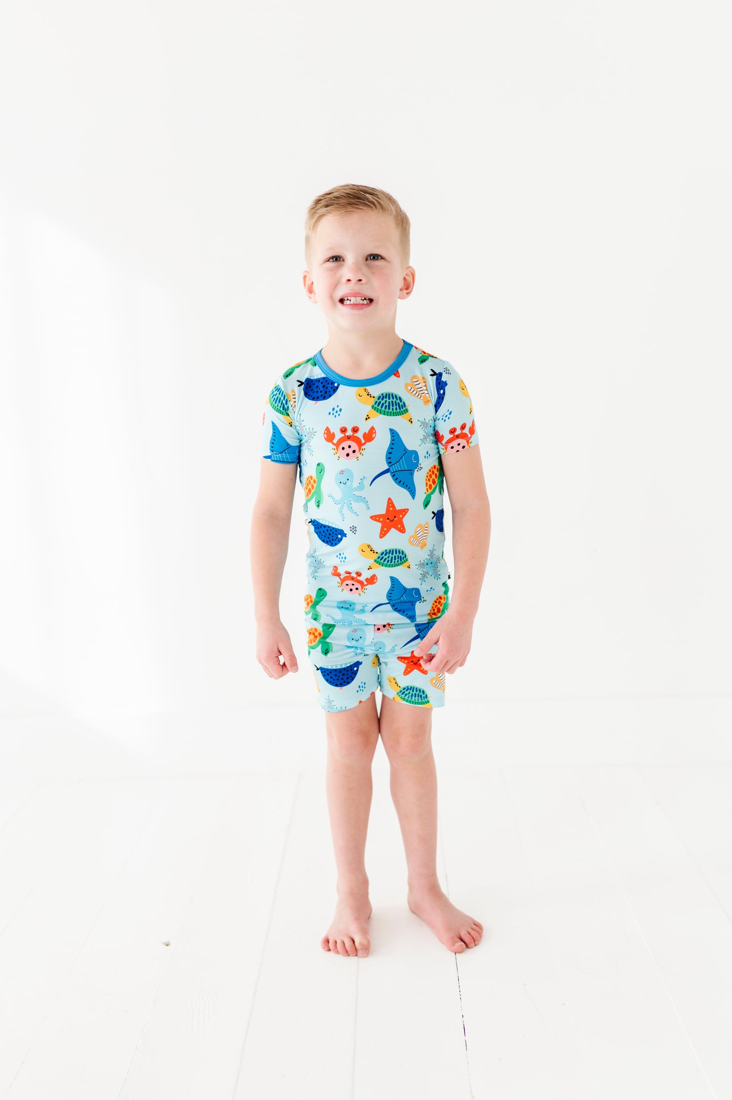 Under the ZZZ Kid Pajamas- Short Sleeve and Shorts