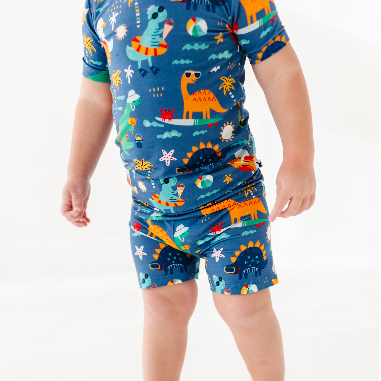 Rockin' and Roarin' Toddler/Big Kid Shorts Pajamas