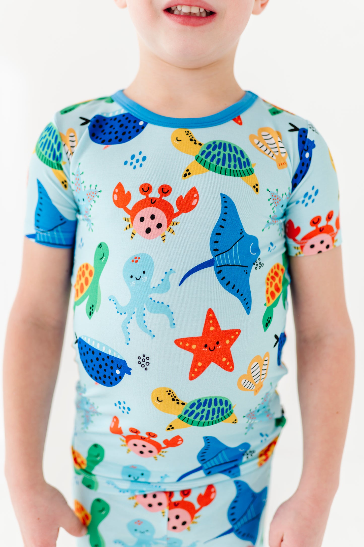Under the ZZZ Kid Pajamas- Short Sleeve and Shorts