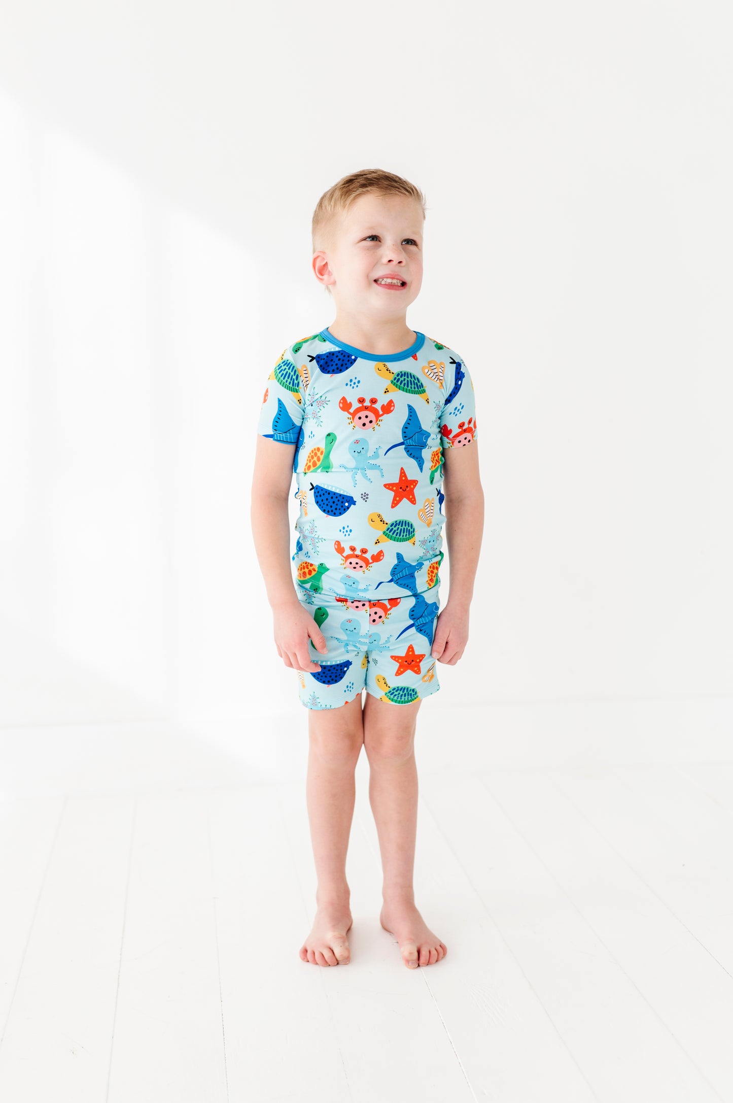 Under the ZZZ Kid Pajamas- Short Sleeve and Shorts