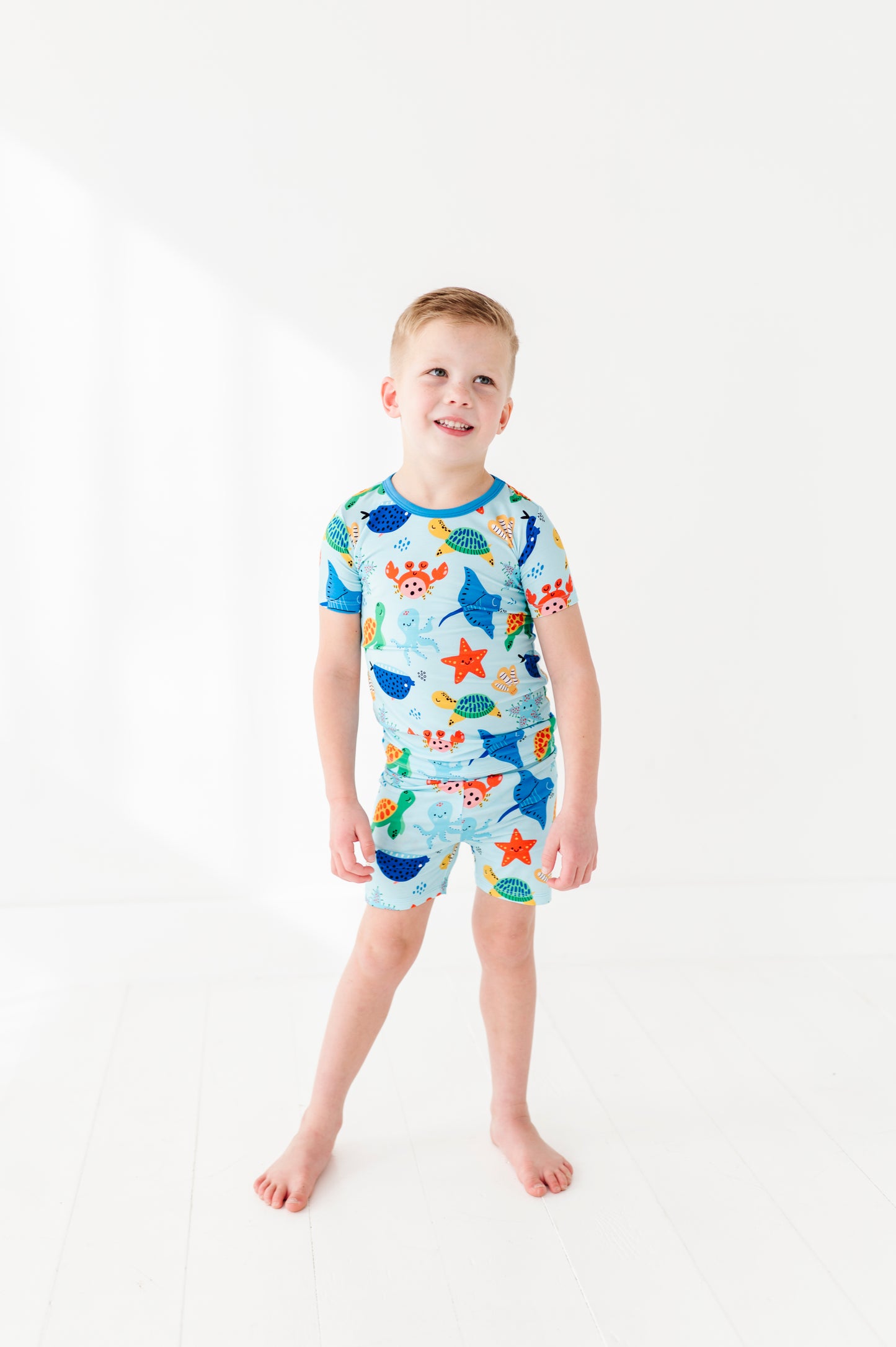 Under the ZZZ Kid Pajamas- Short Sleeve and Shorts