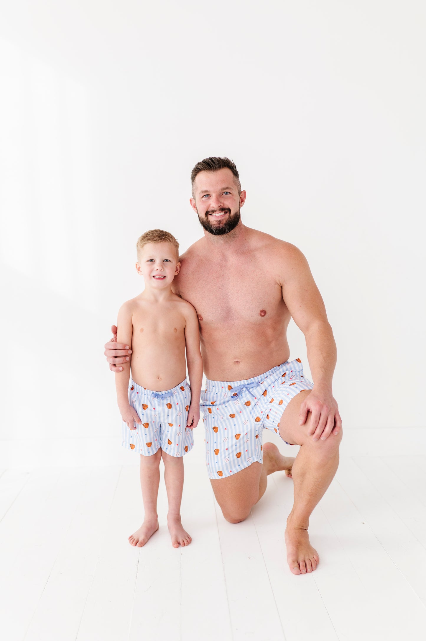Stripe Out Boys Swim Trunks