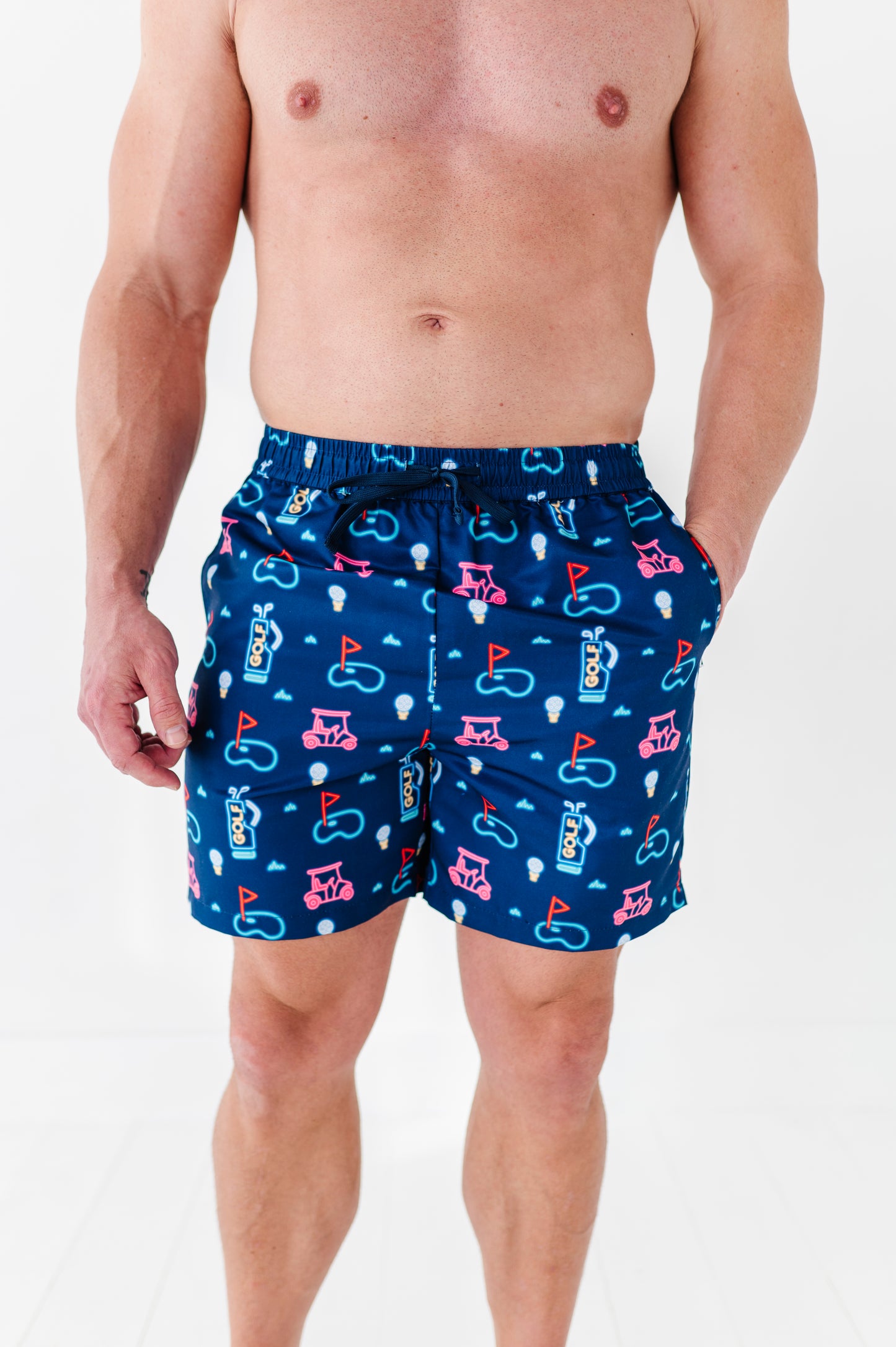 All Fore Dad Men's Swim Trunks