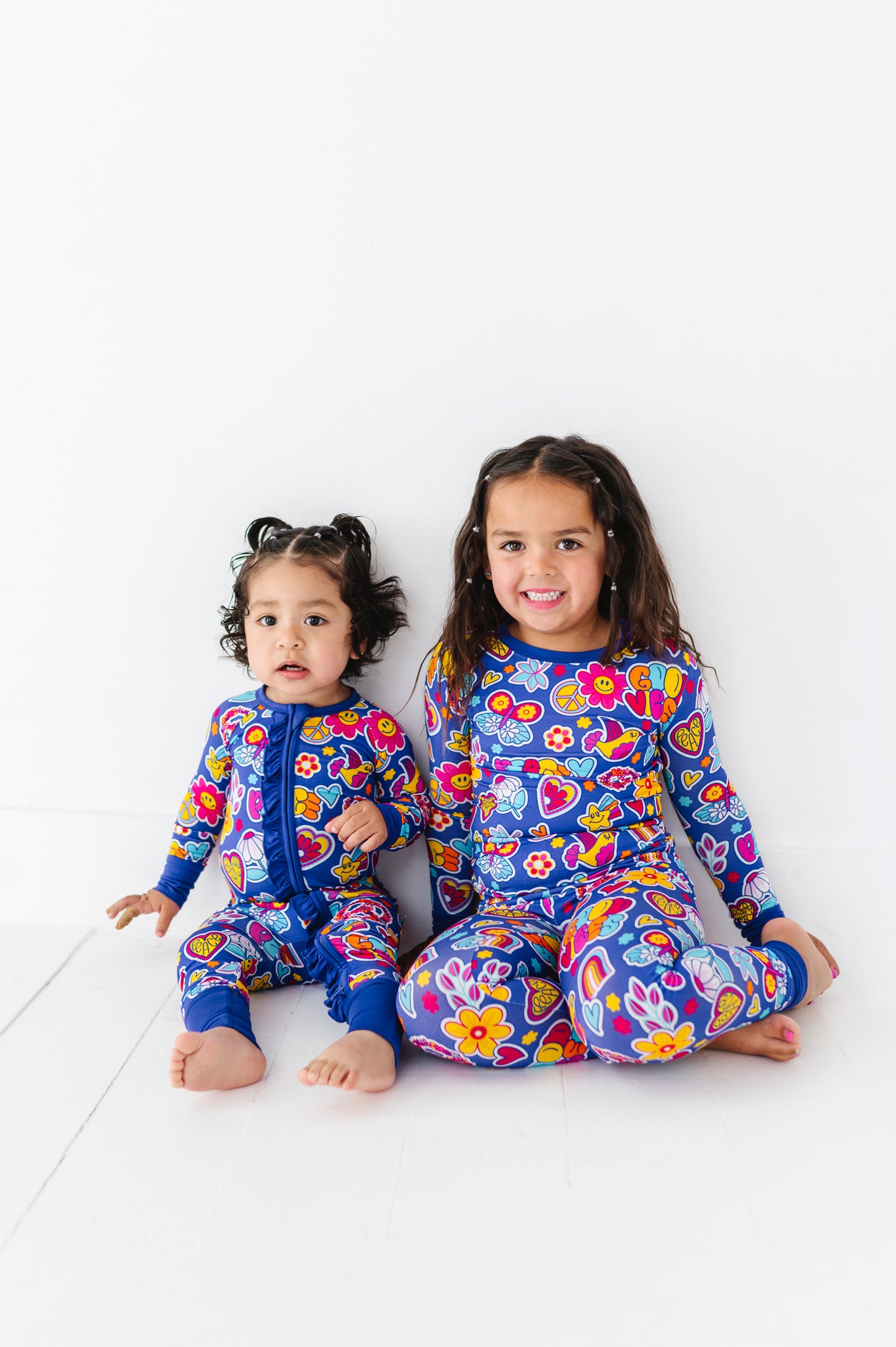 I'm Groovy and I Know It Convertible Footies with Ruffle