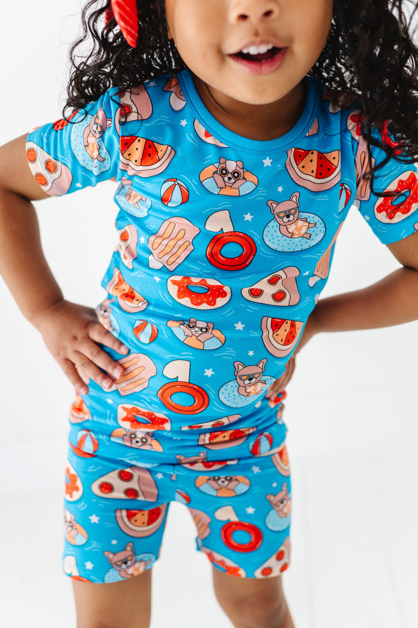 Poolside Pawty Kids Pajamas