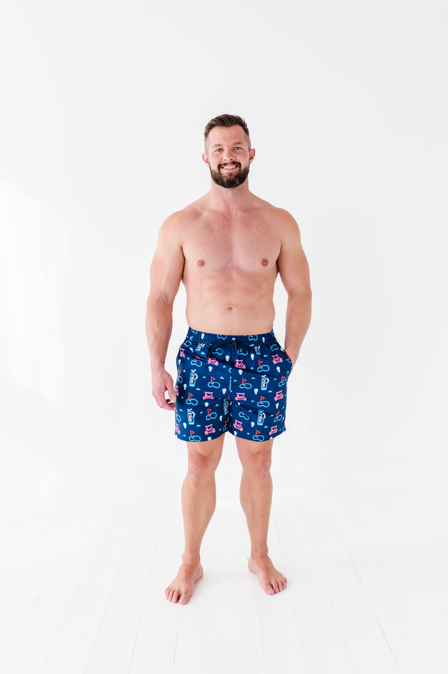 All Fore Dad Men's Swim Trunks
