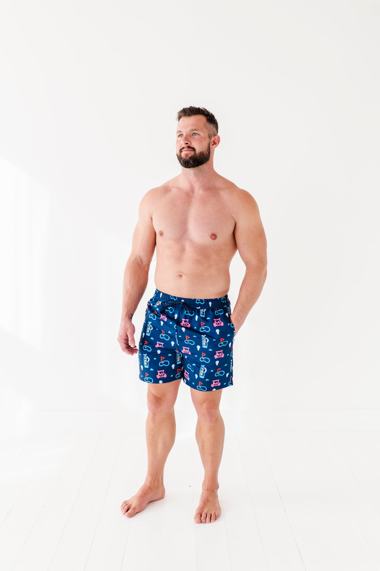 All Fore Dad Men's Swim Trunks