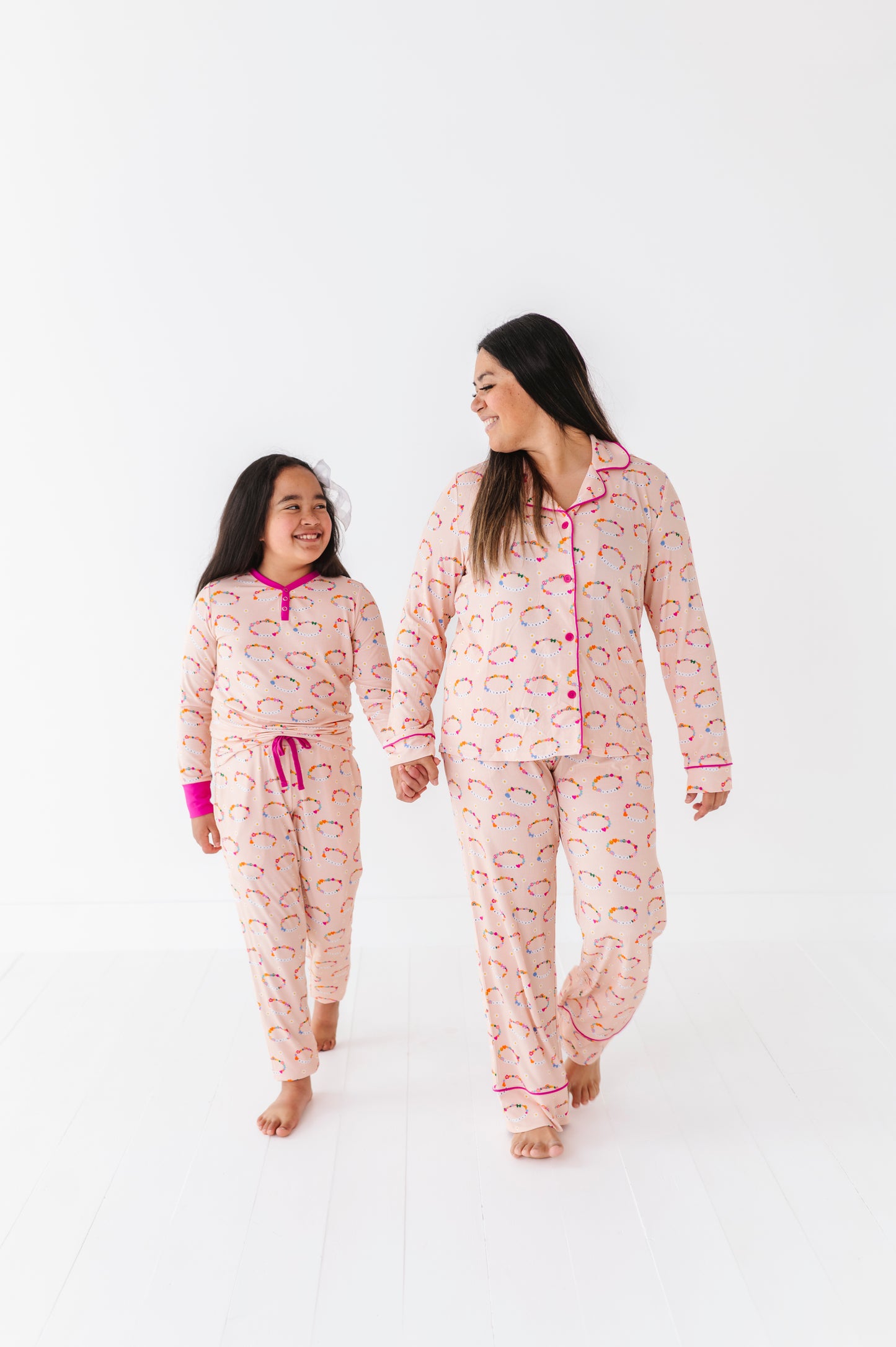 In My Bestie Era Bigger Girl Pajama Set (Ribbed)