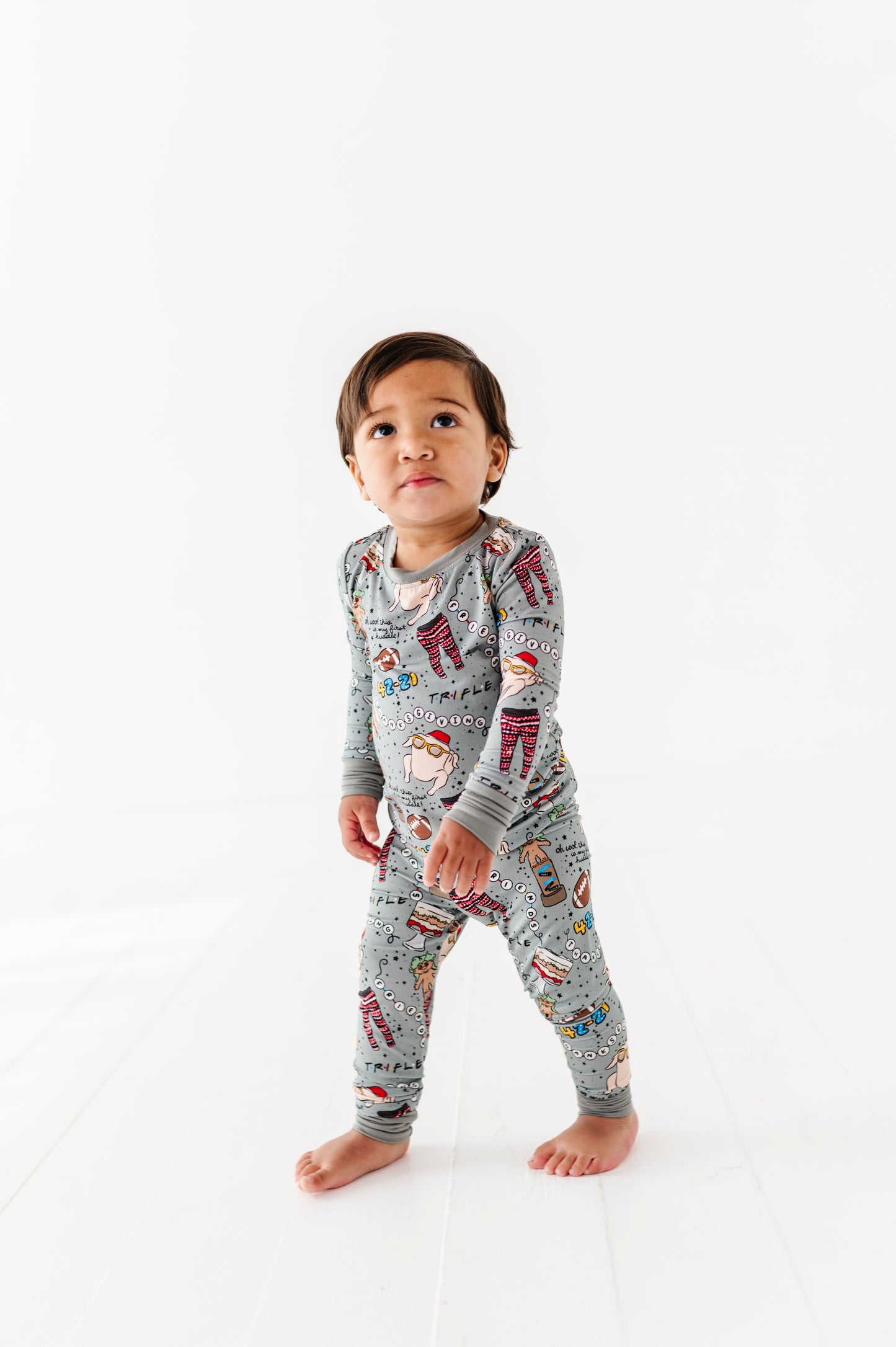 Could this BE any more Thanksgiving-y? Kids Pajamas