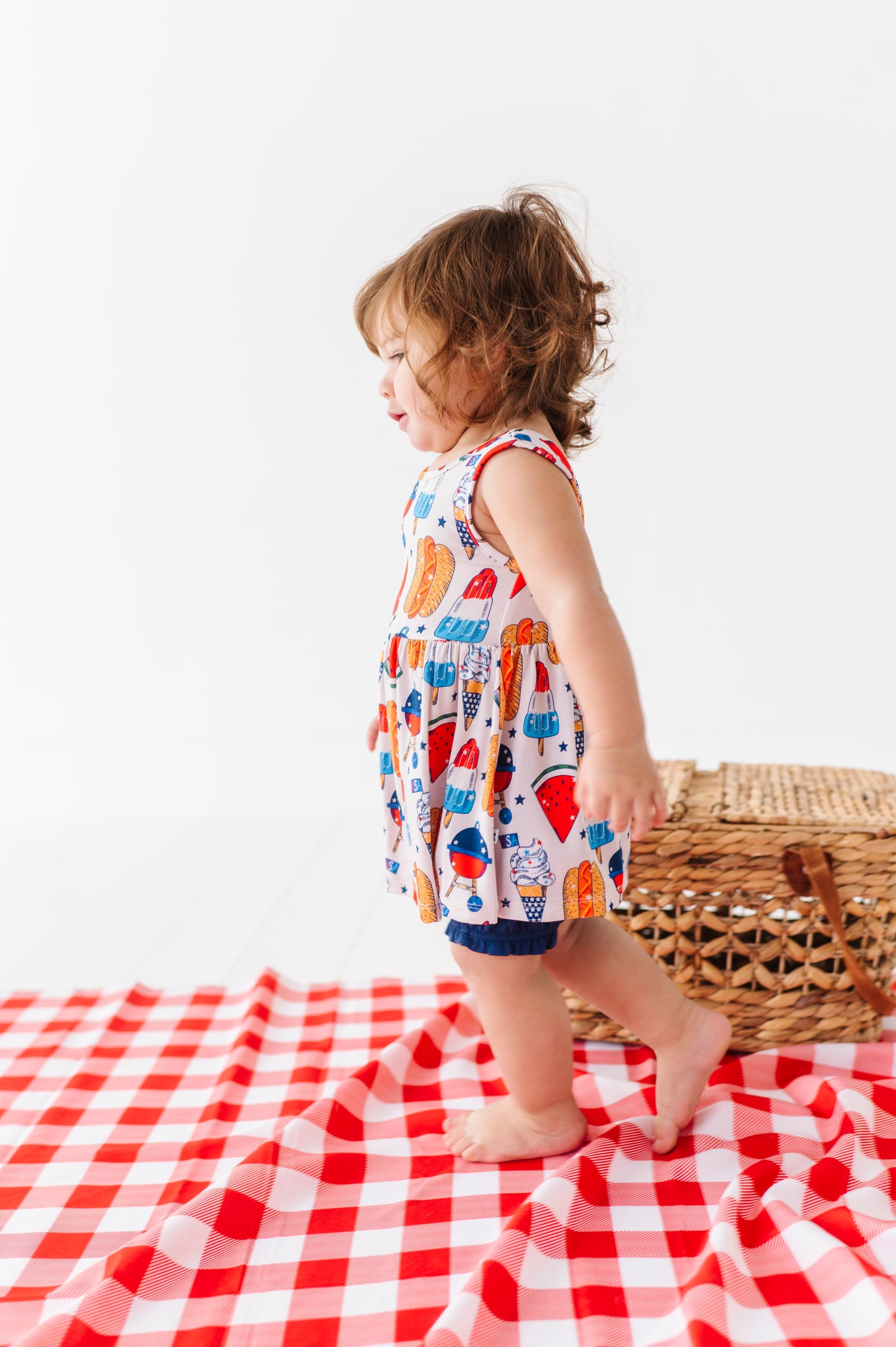 Red, White & BBQ Bummie Set