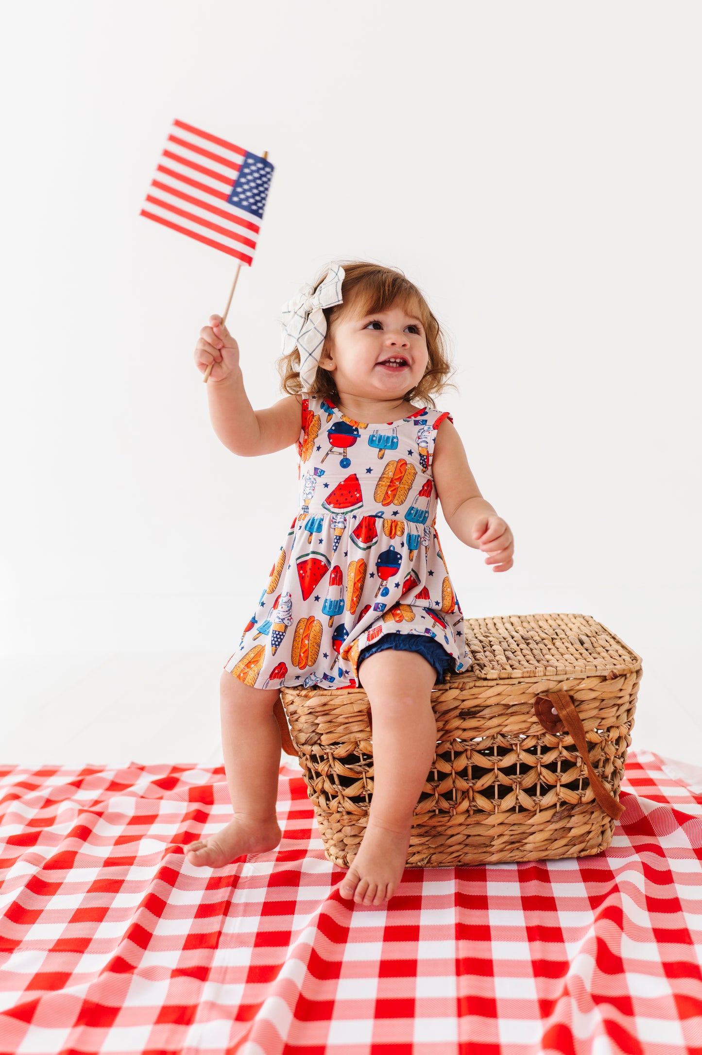 Red, White & BBQ Bummie Set
