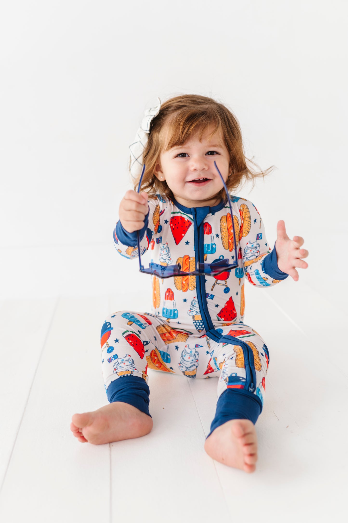 Red, White & BBQ Convertible Footies