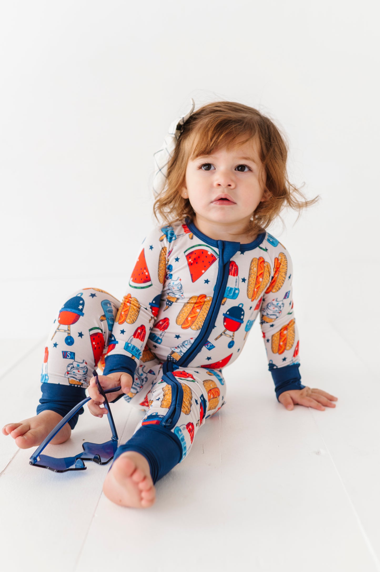 Red, White & BBQ Convertible Footies