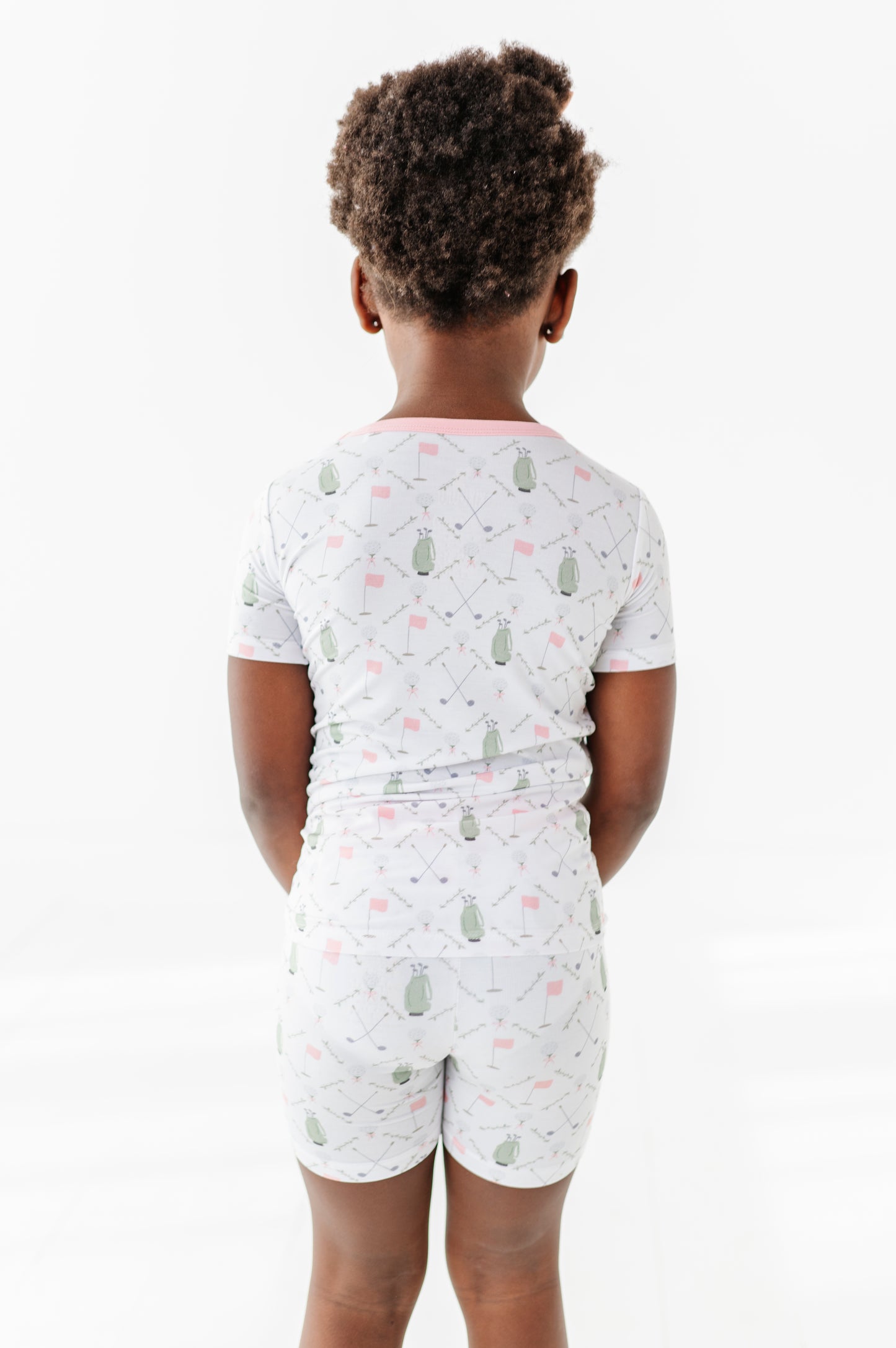 Dressed to the Tee Short Sleeve and Shorts- Pink