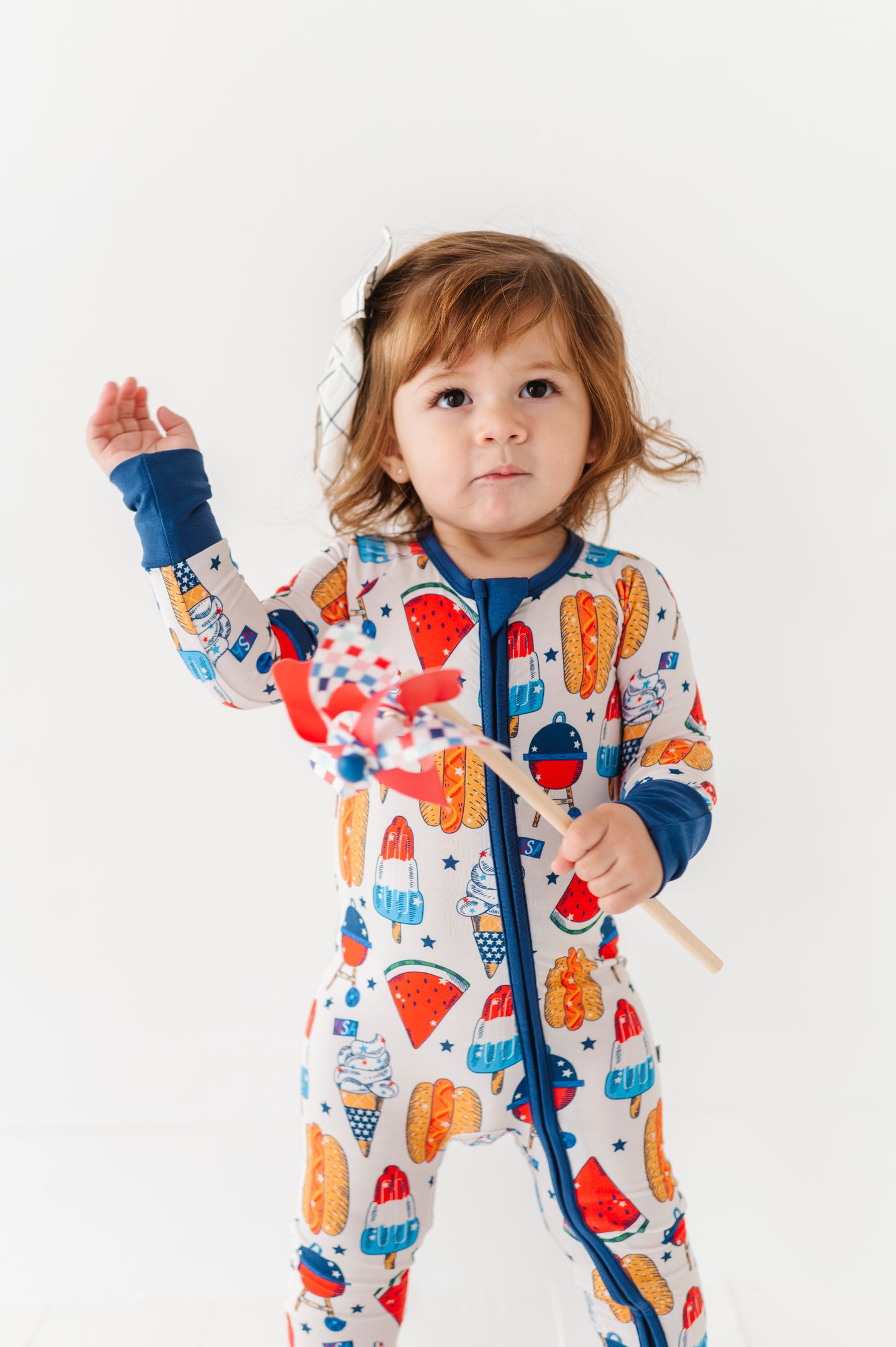 Red, White & BBQ Convertible Footies