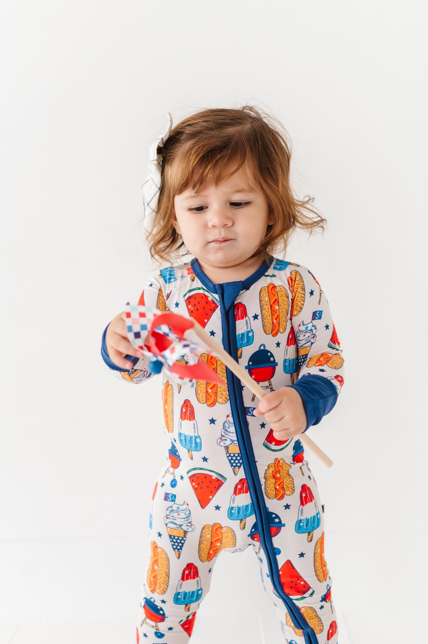 Red, White & BBQ Convertible Footies