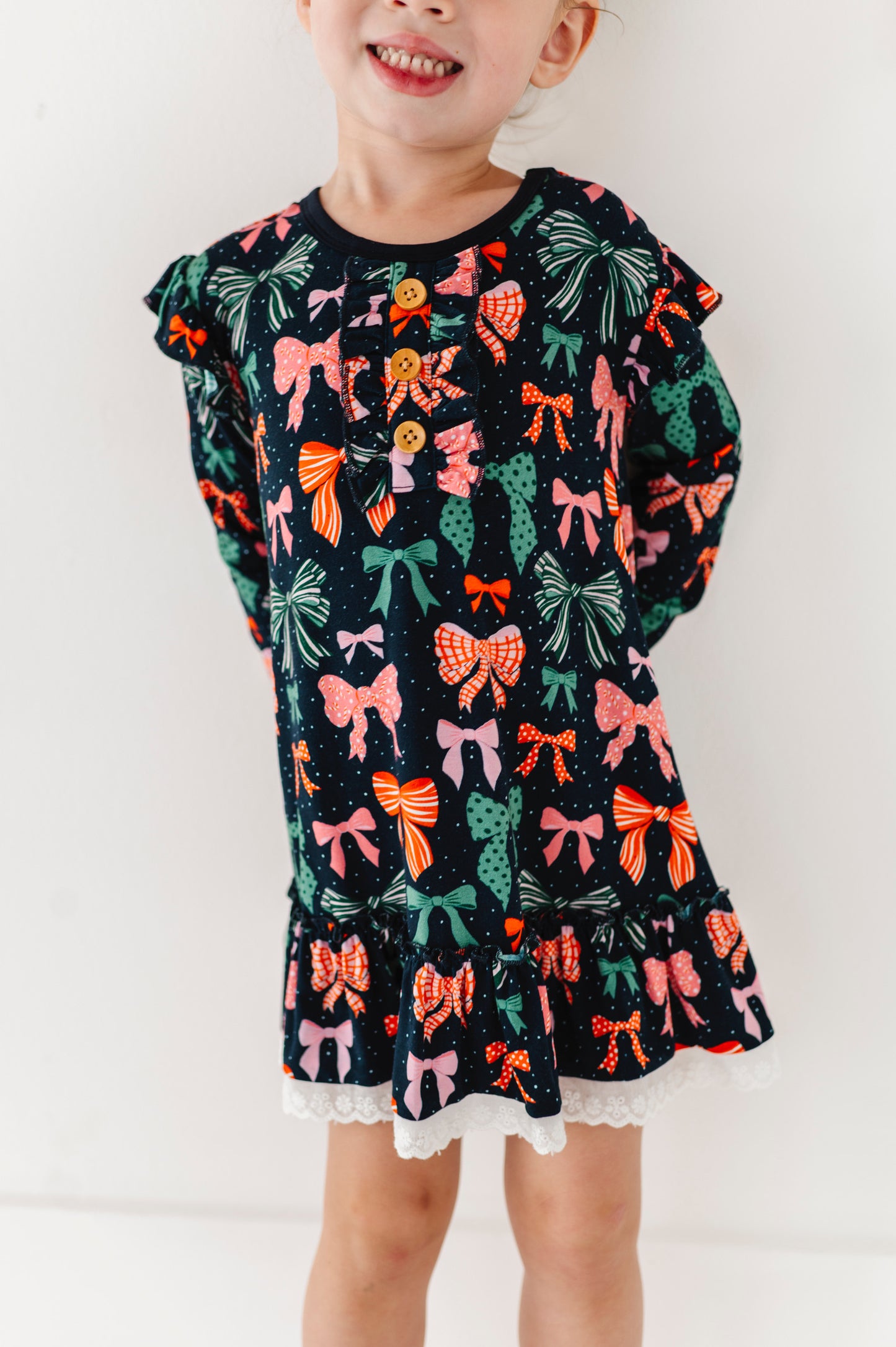 Merry Little Bows Kids Gown