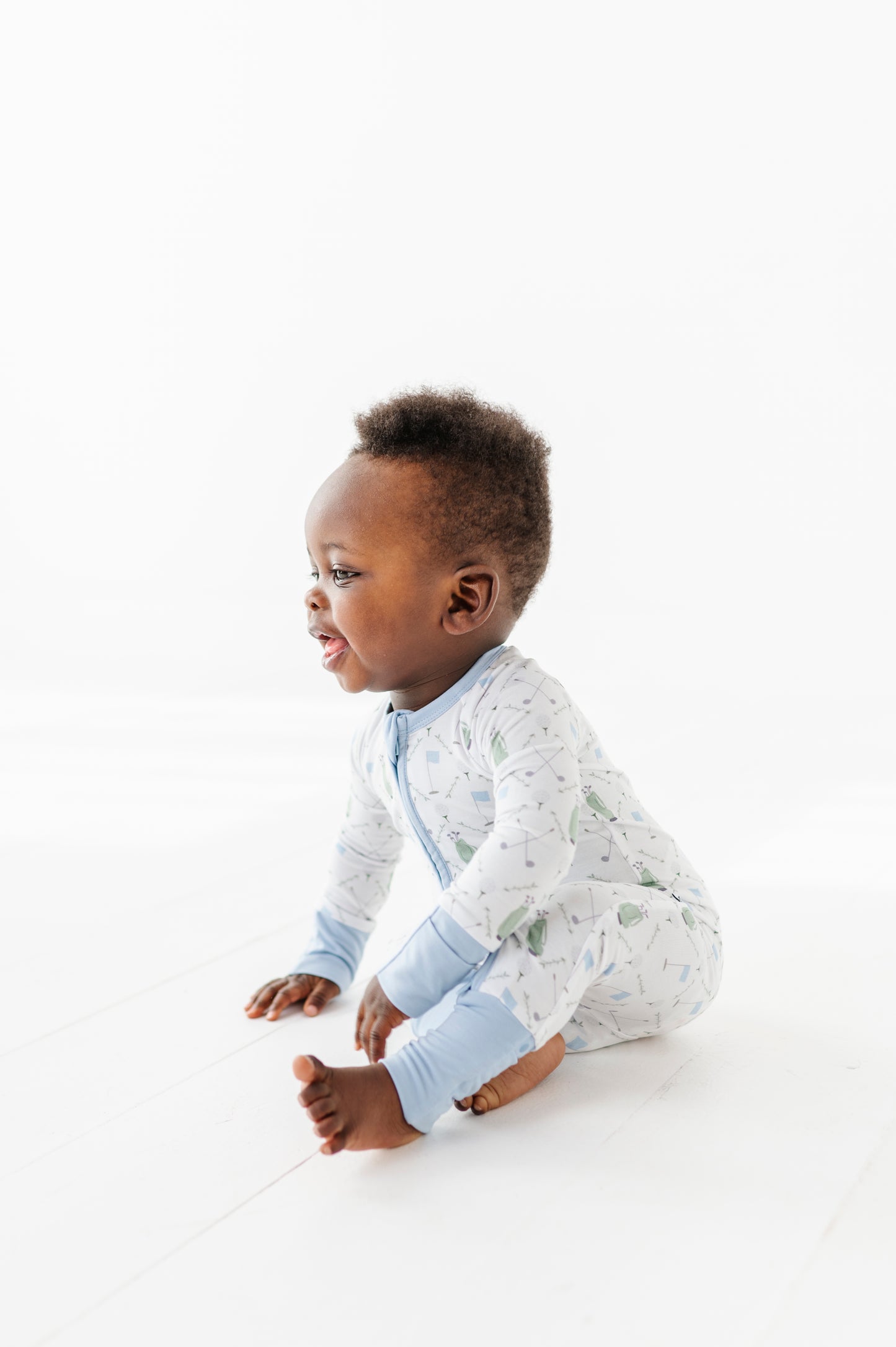 Dressed to the Tee Convertible Footies- Blue