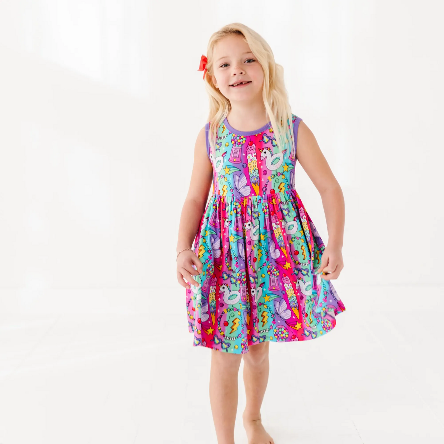 Cosmic Candyland Skater Dress