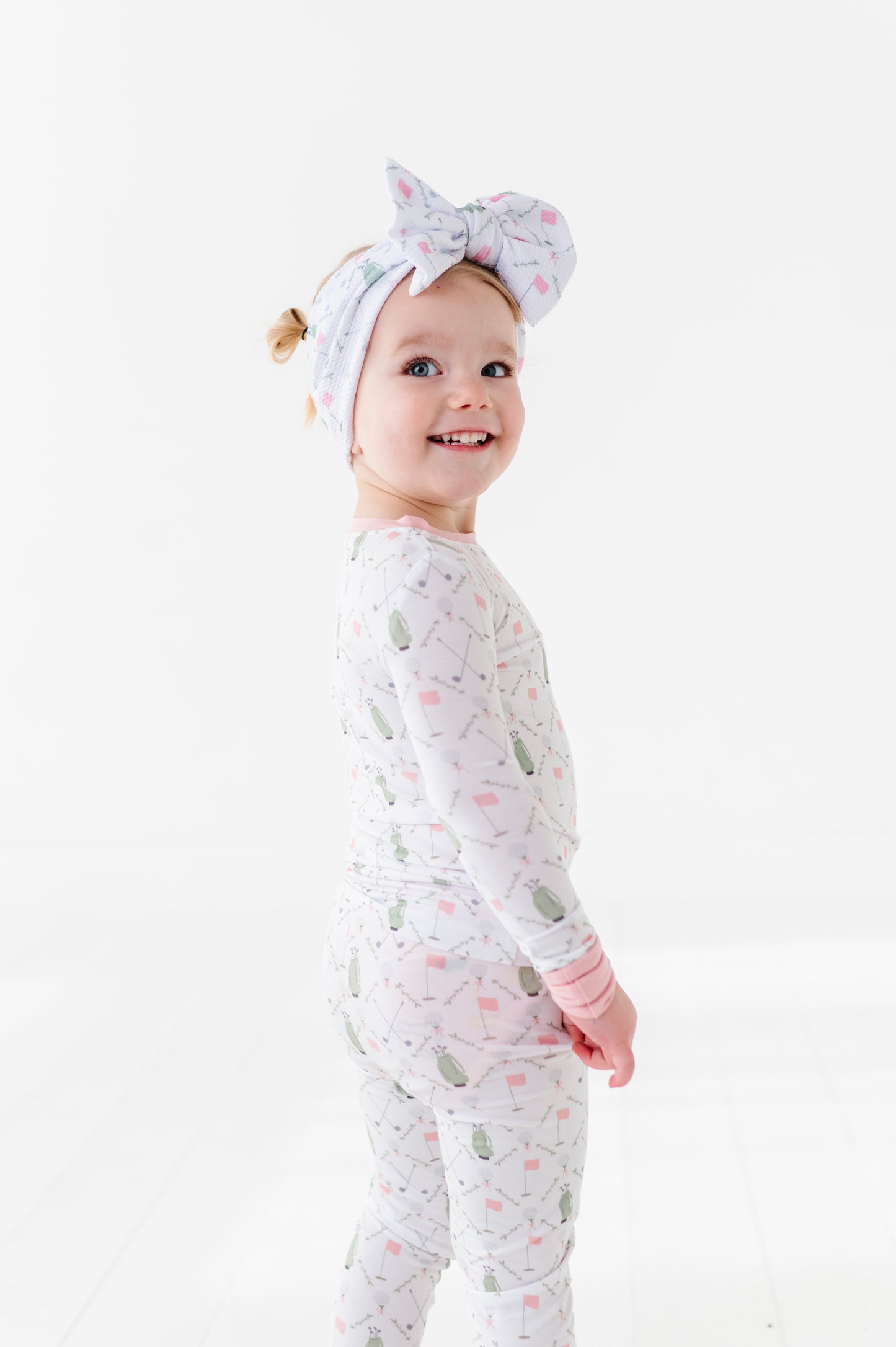 Dressed to the Tee Long Sleeves and Pants- Pink