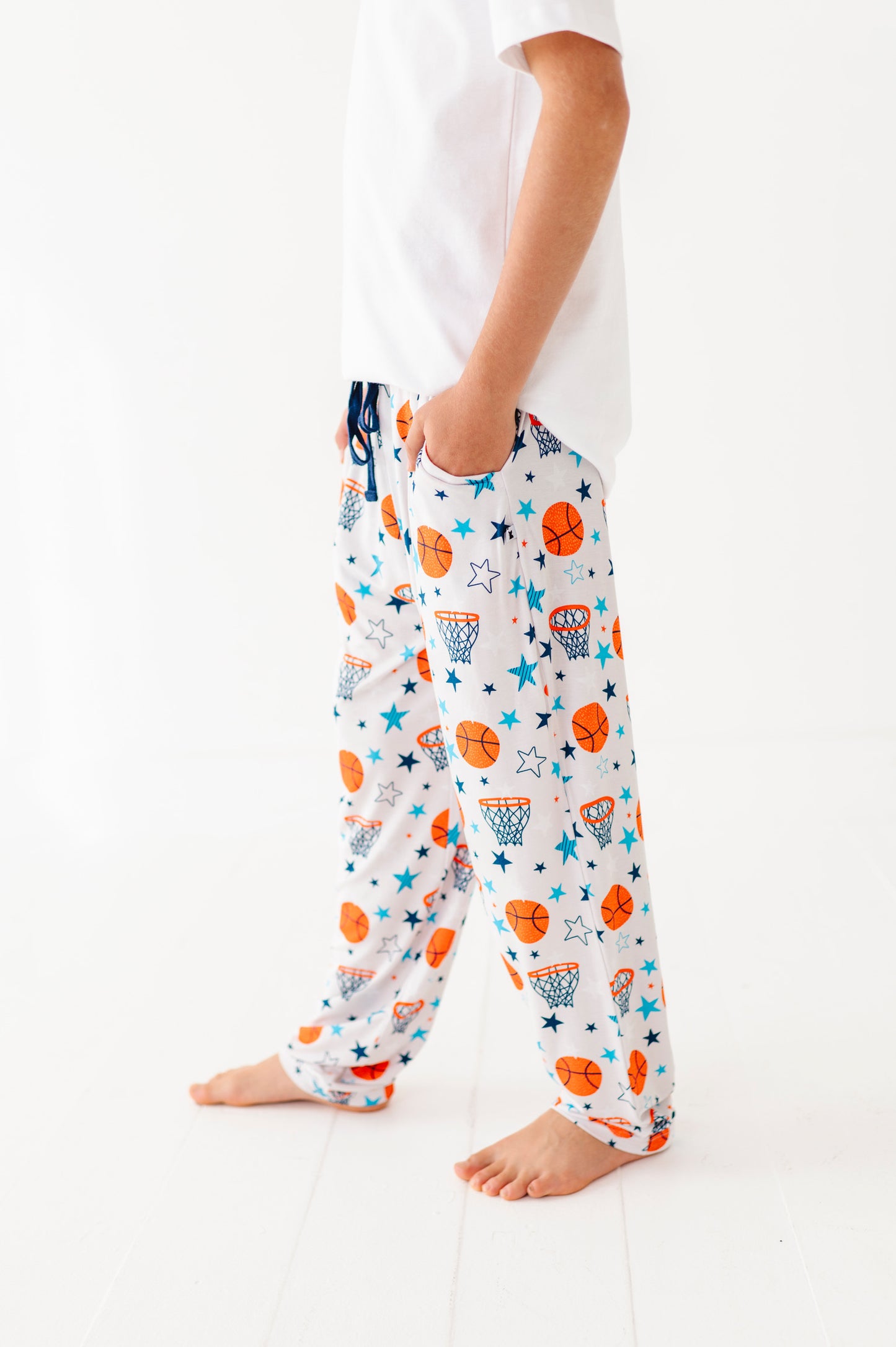 Bedtime Baller Boys Lounge Pants - Bigger Kids