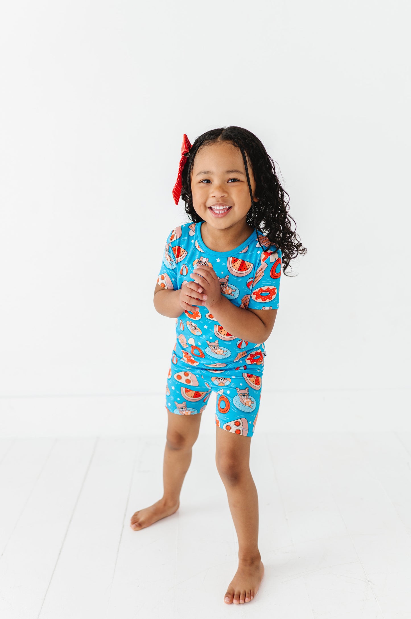 Poolside Pawty Kids Pajamas