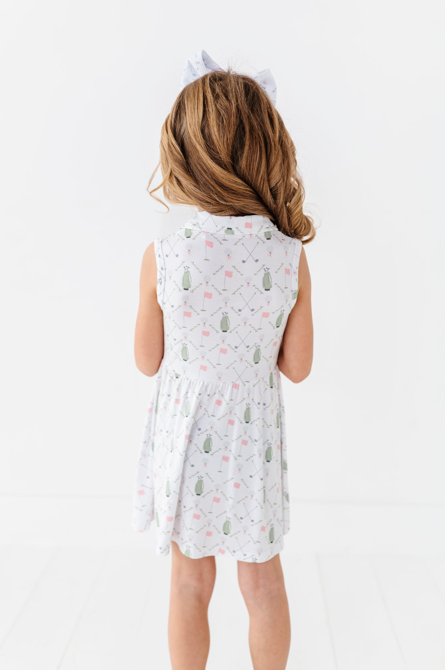 Dressed to the Tee Collared Dress- Pink