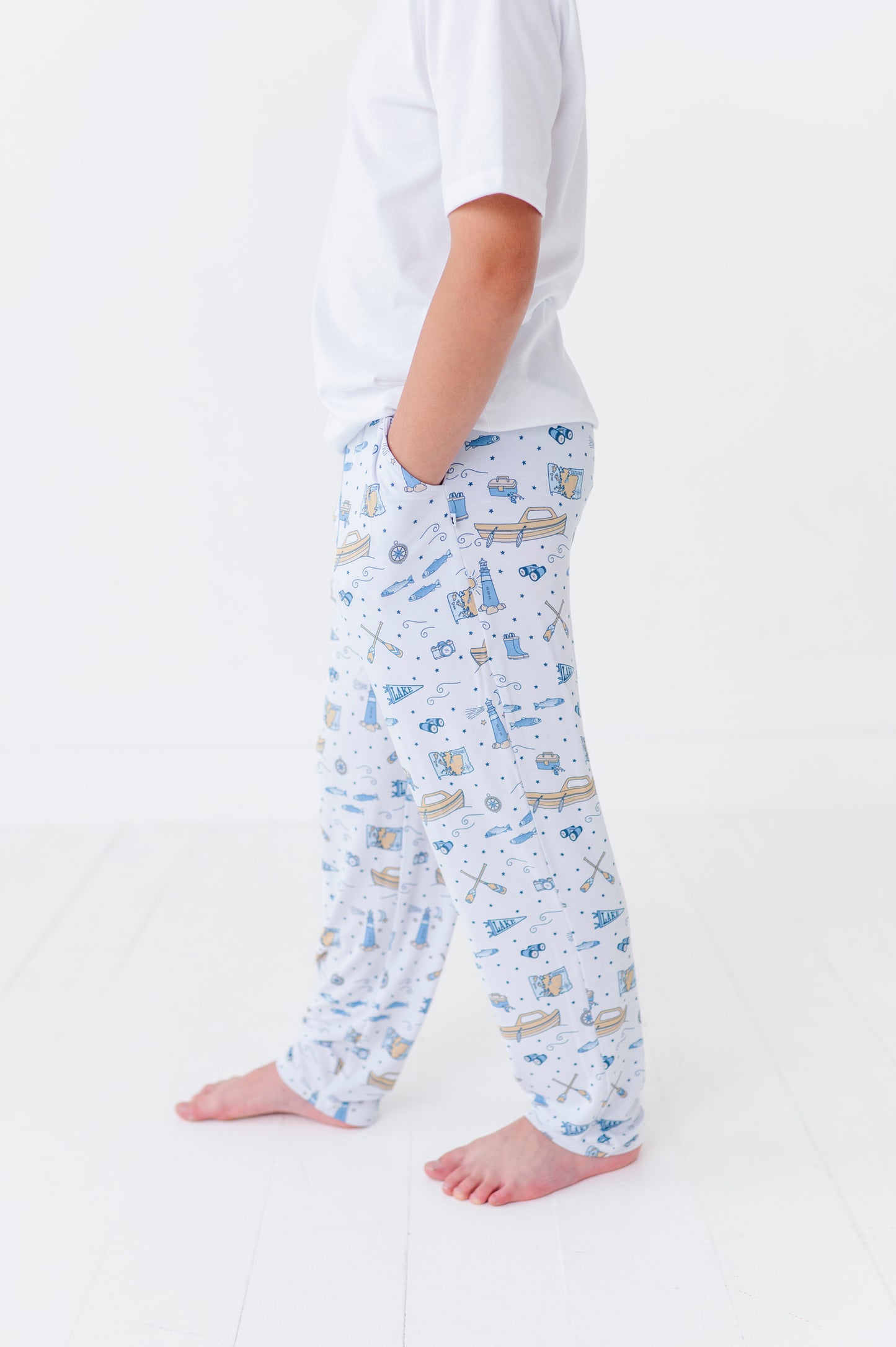 Lake it Or Leave It Boys Lounge Pants - Bigger Kids