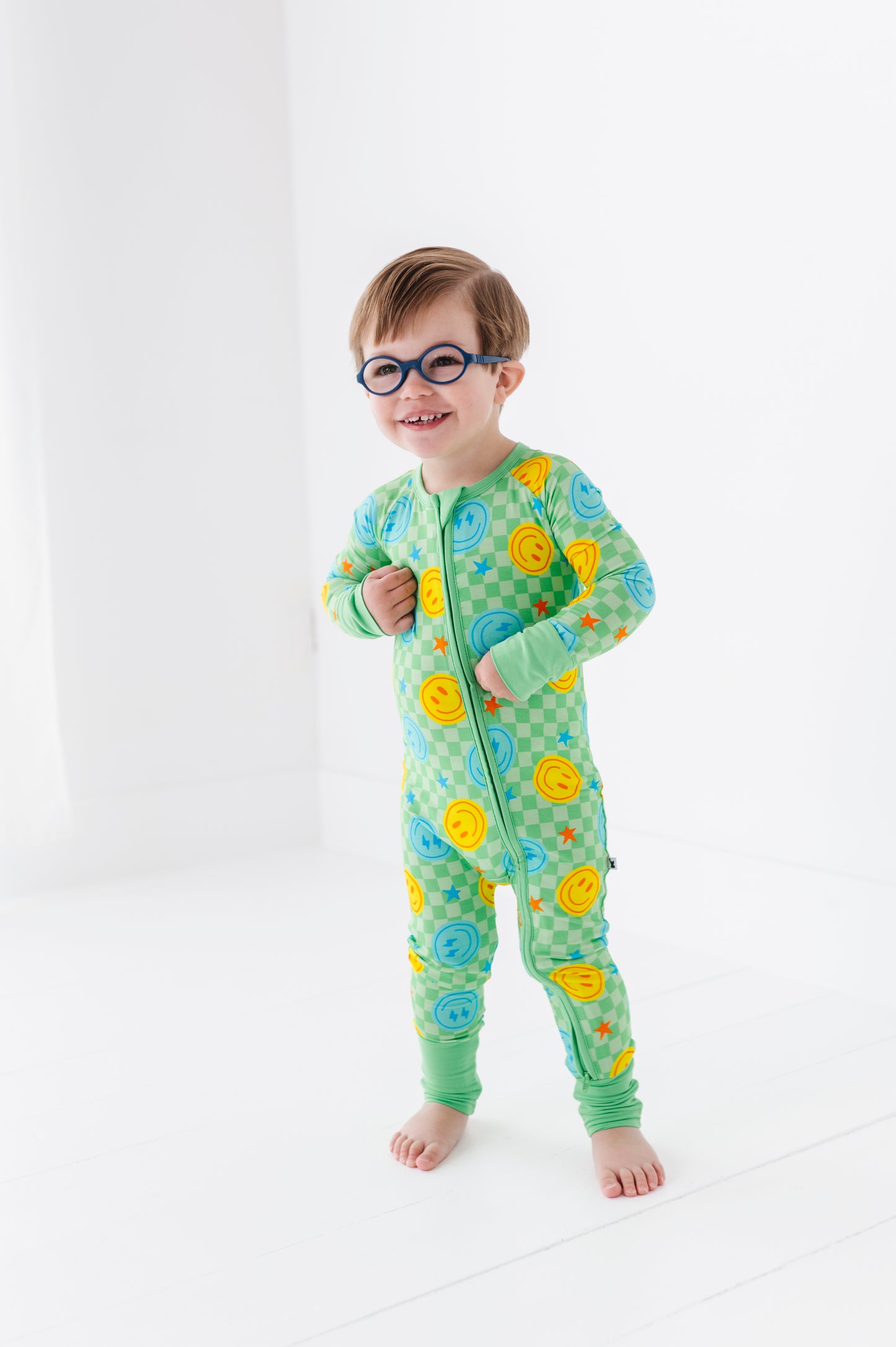 Electric Smiles Convertible Footies