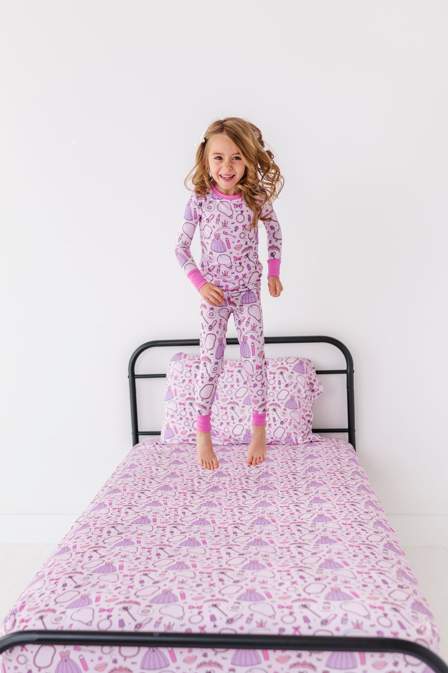 Sleeping Cutie Twin Fitted Sheet and Pillowcase