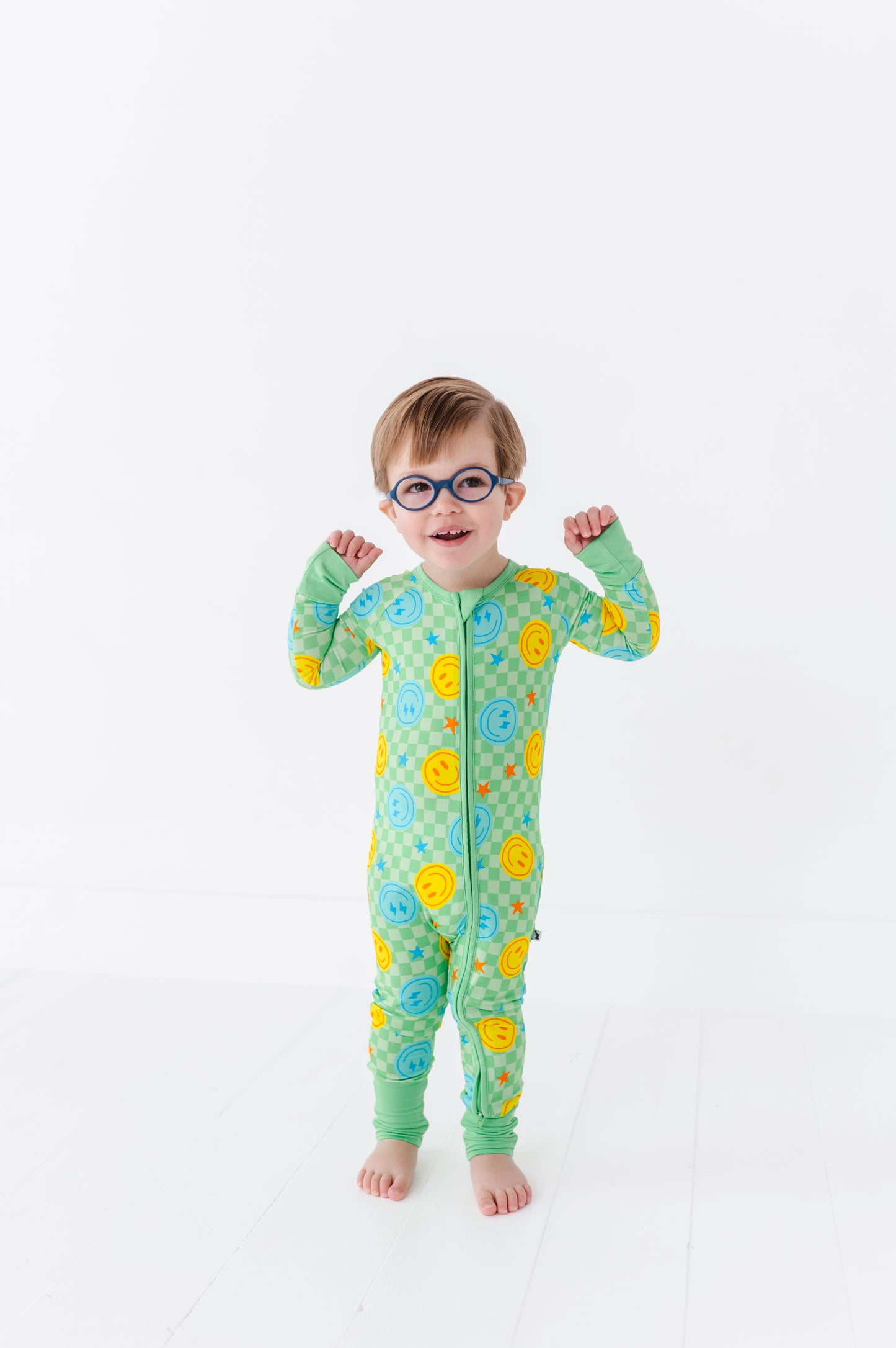 Electric Smiles Convertible Footies