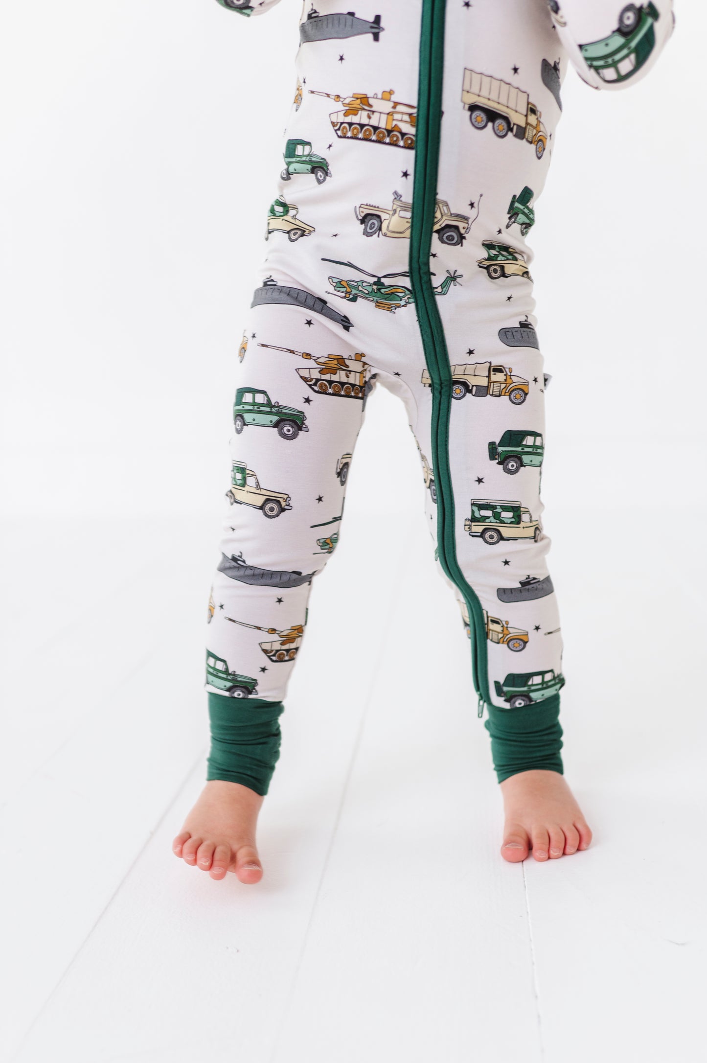 Tanks for Your Service Convertible Footies