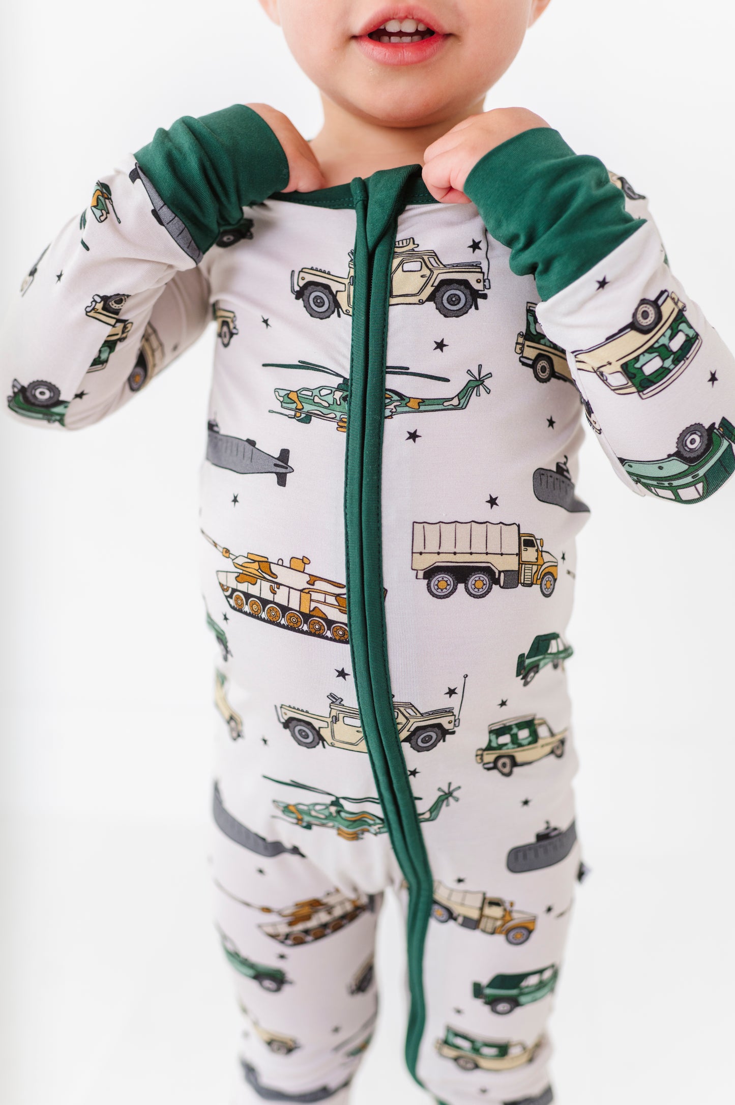 Tanks for Your Service Convertible Footies