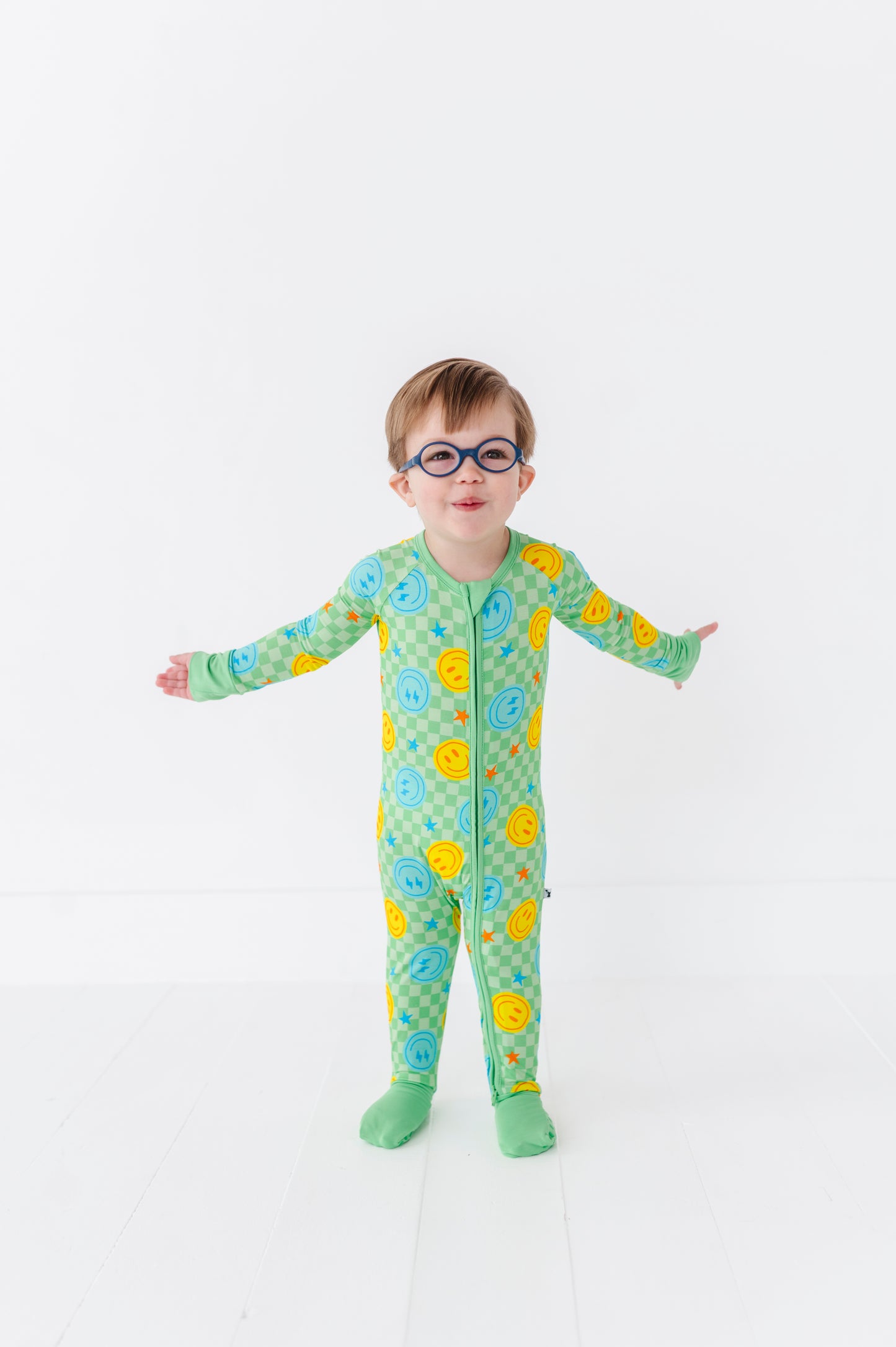 Electric Smiles Convertible Footies
