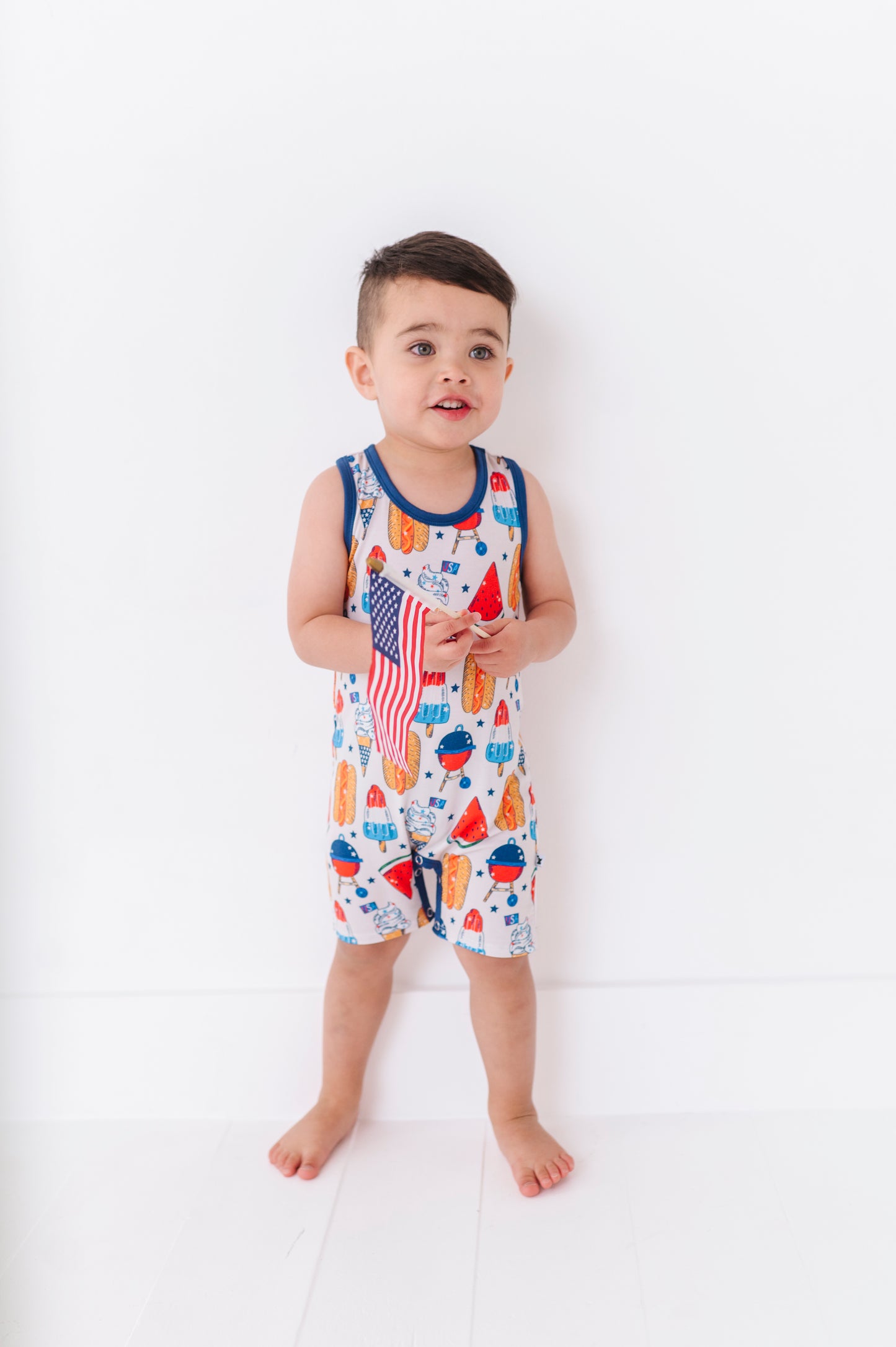 Red, White & BBQ Racerback