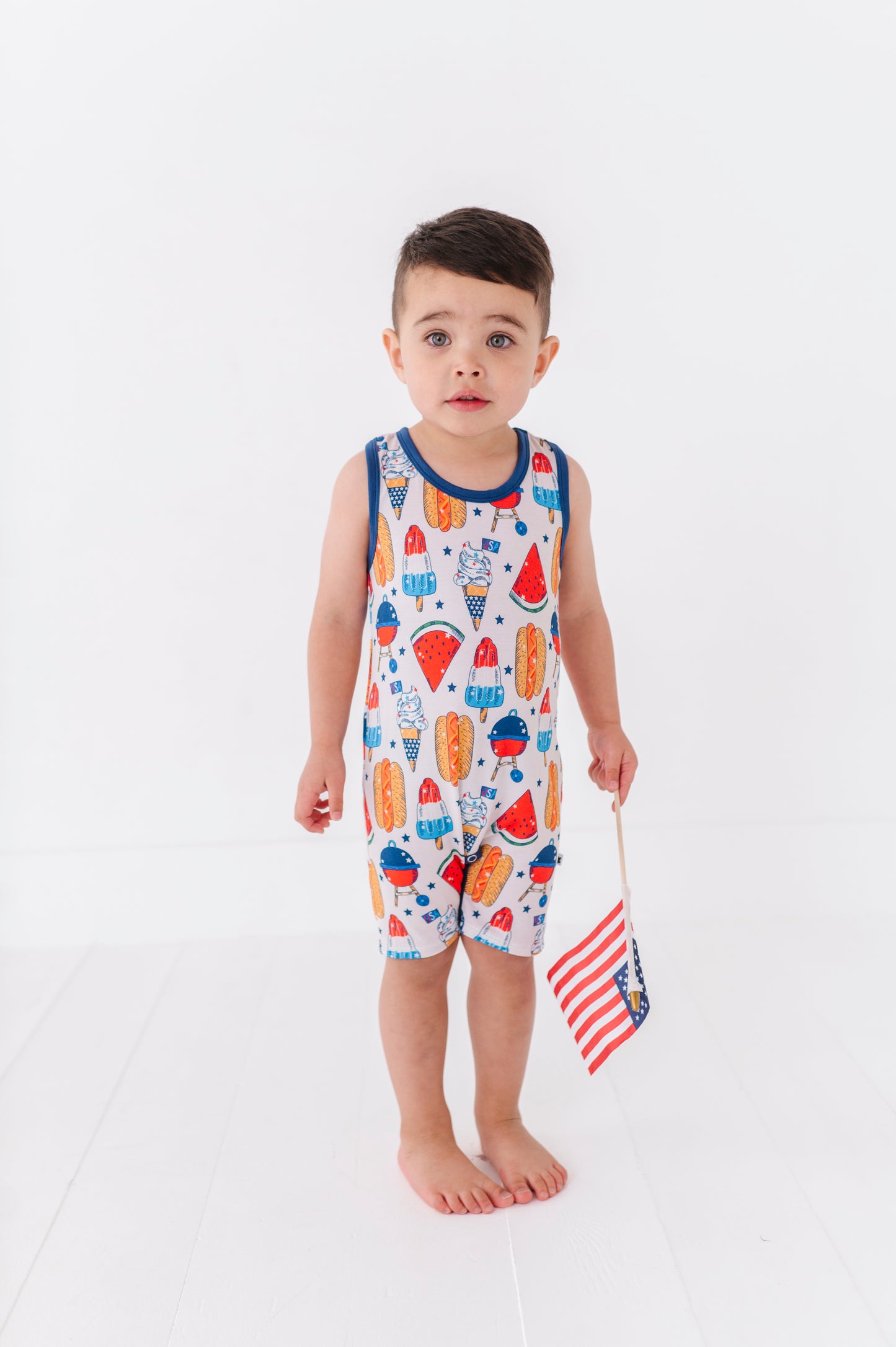Red, White & BBQ Racerback