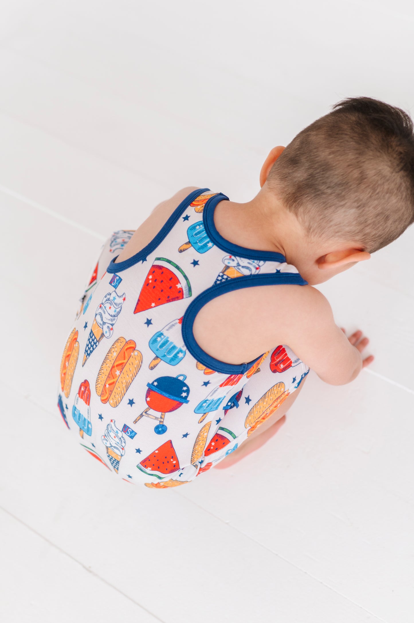 Red, White & BBQ Racerback
