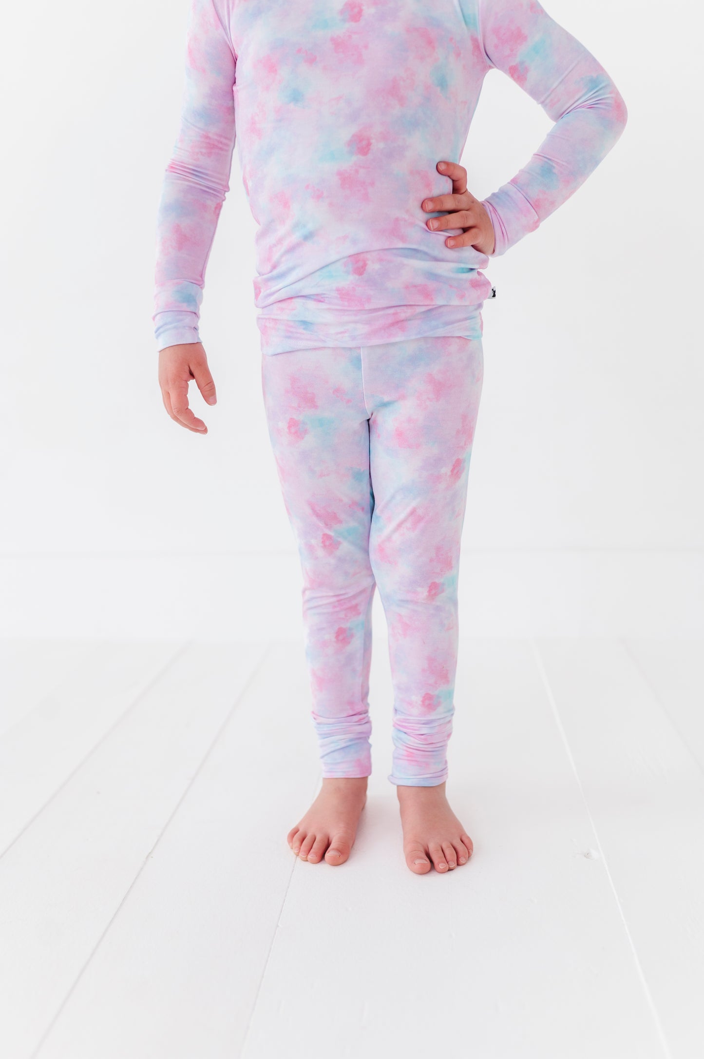 Girl in Tie Dye Pajamas by Kiki and Lulu