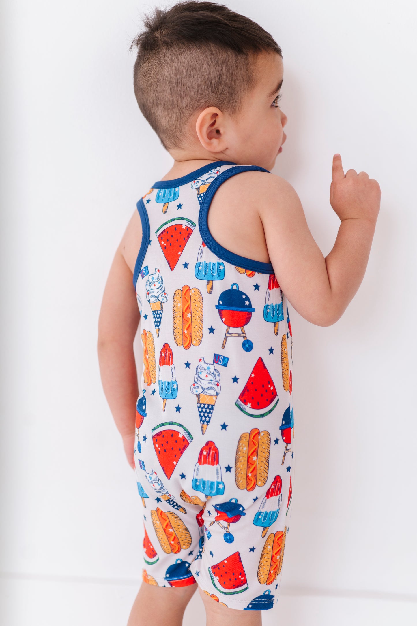 Red, White & BBQ Racerback