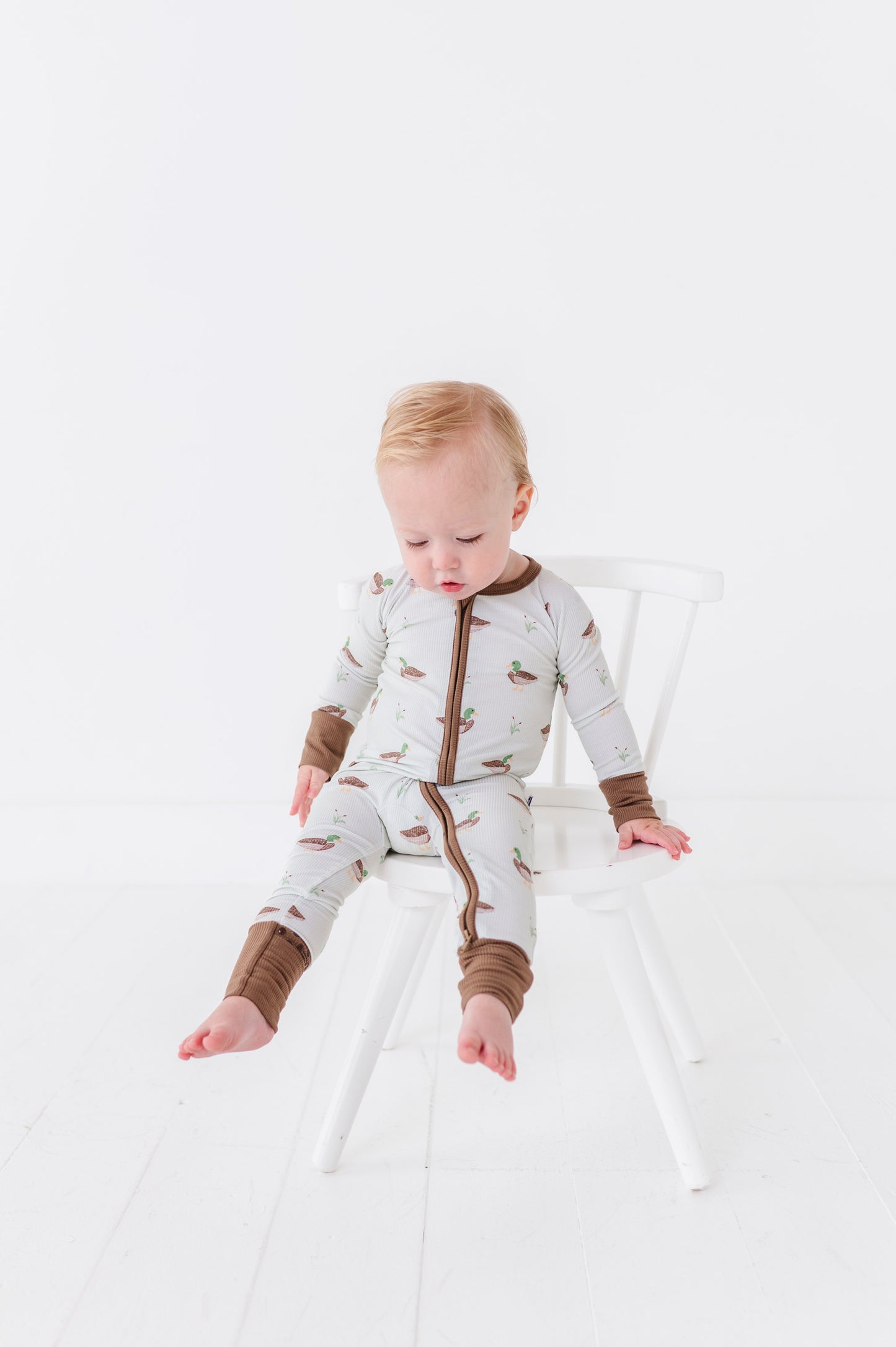 Duck, Duck Cute Ribbed Convertible Footies