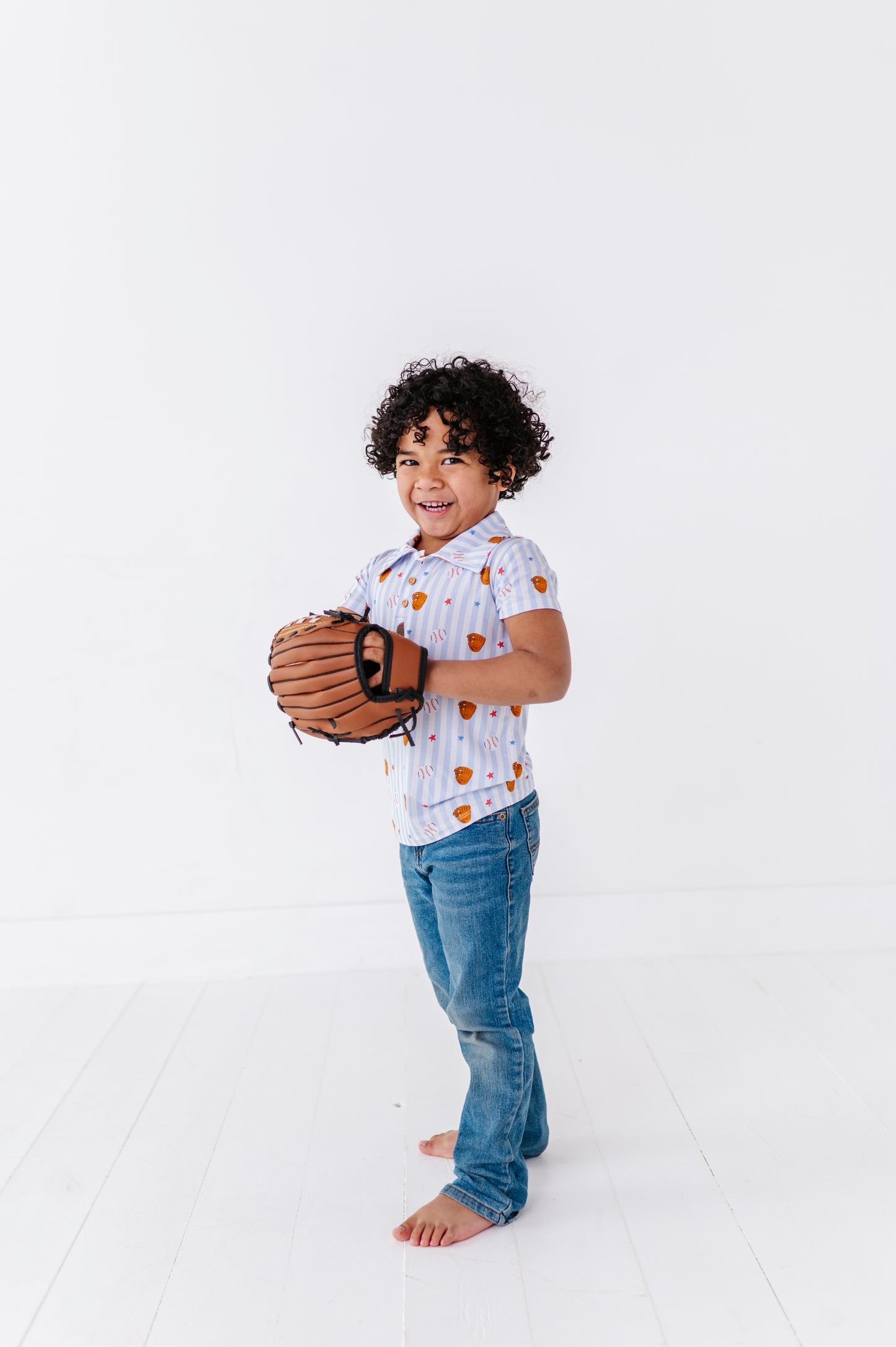 Stripe Out Baseball Polo