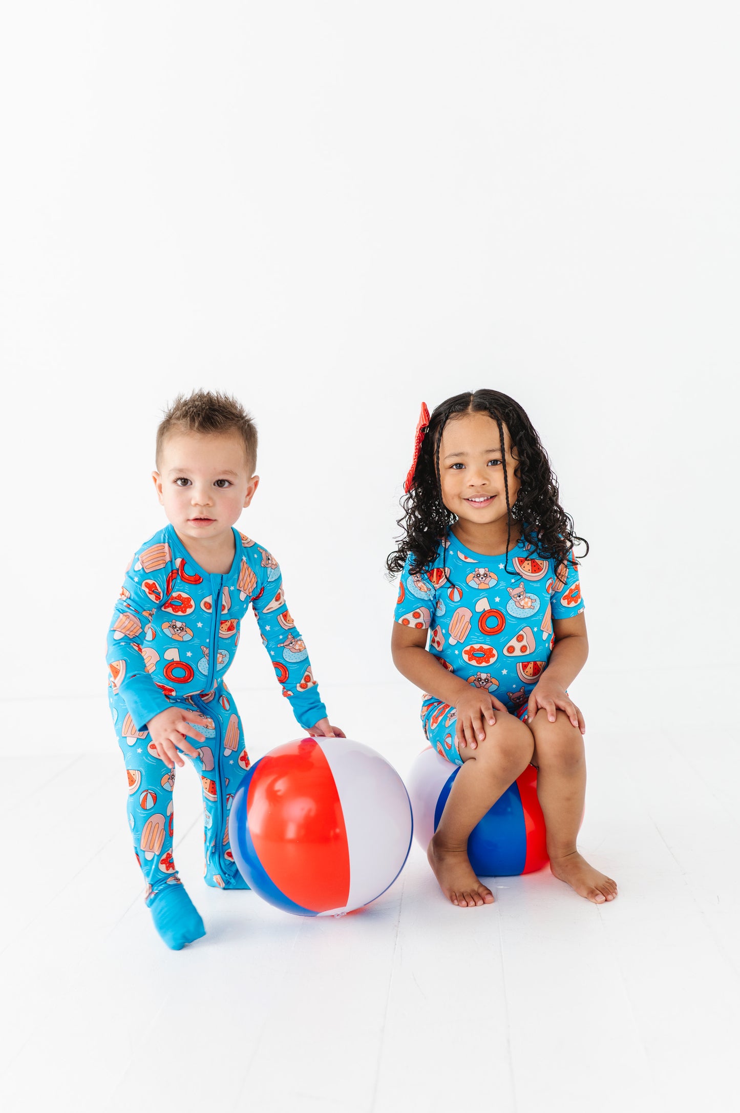 Poolside Pawty Kids Pajamas