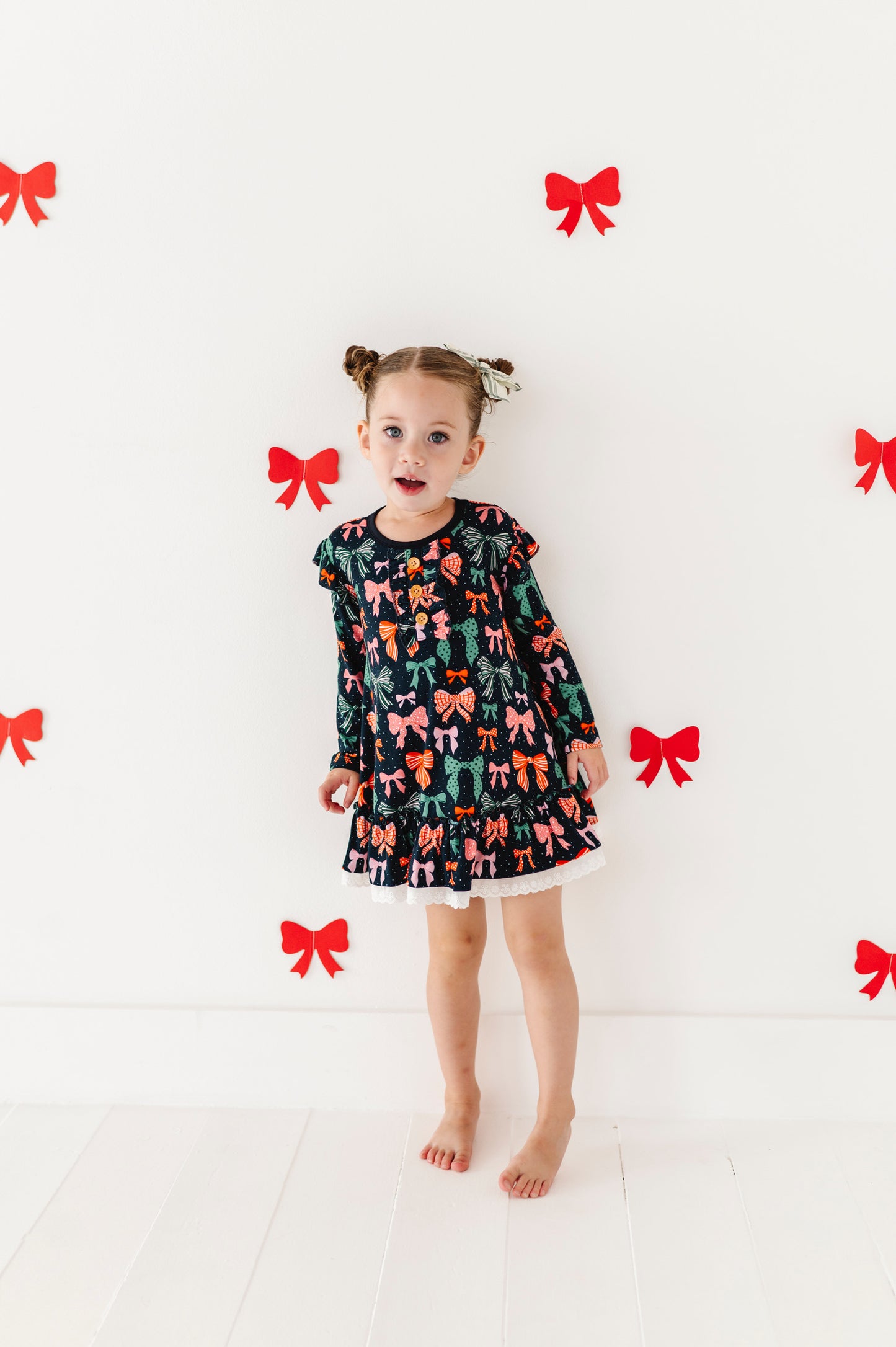 Merry Little Bows Kids Gown