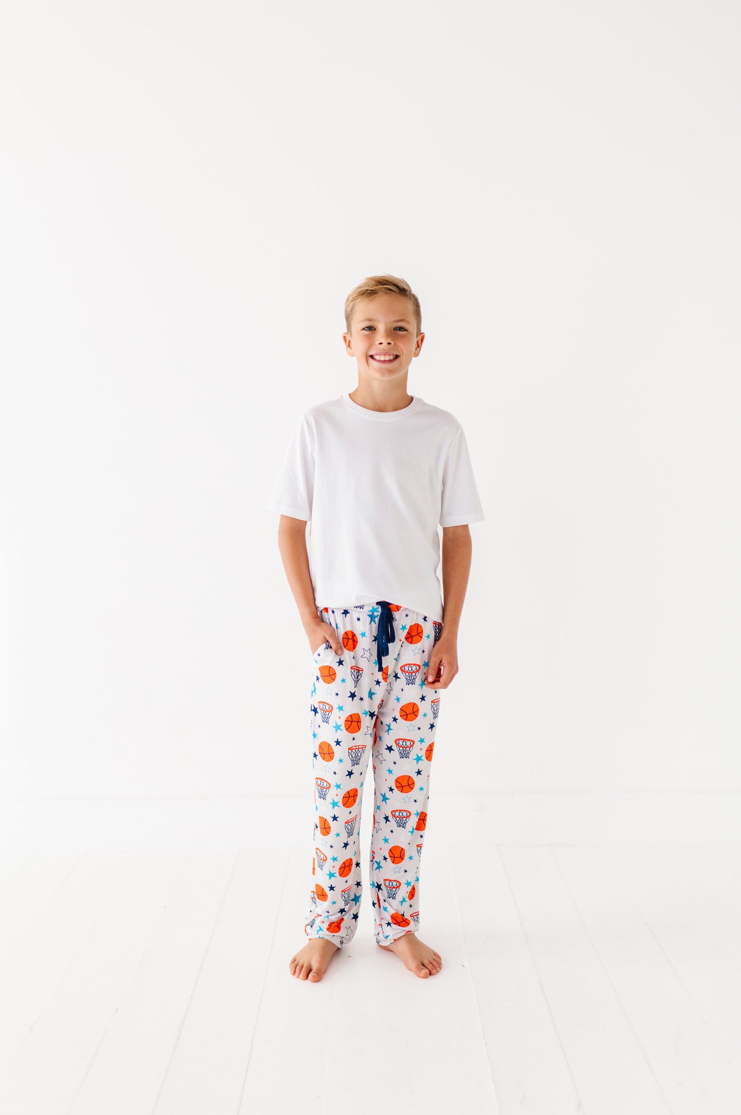Bedtime Baller Boys Lounge Pants - Bigger Kids